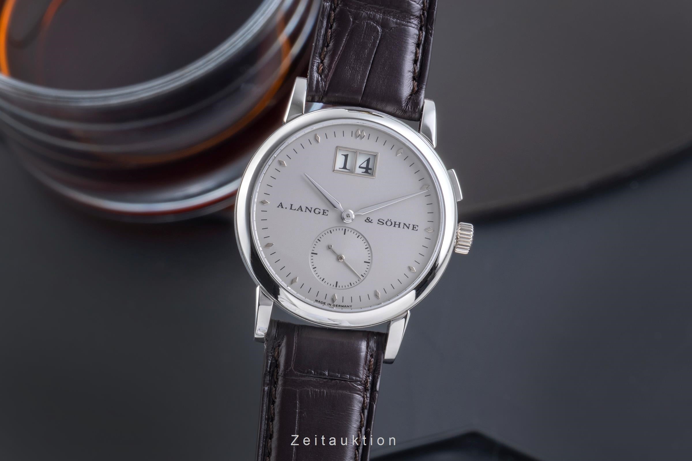A. Lange & Söhne Saxonia platinium manual winding Kal. L941.3 Ref