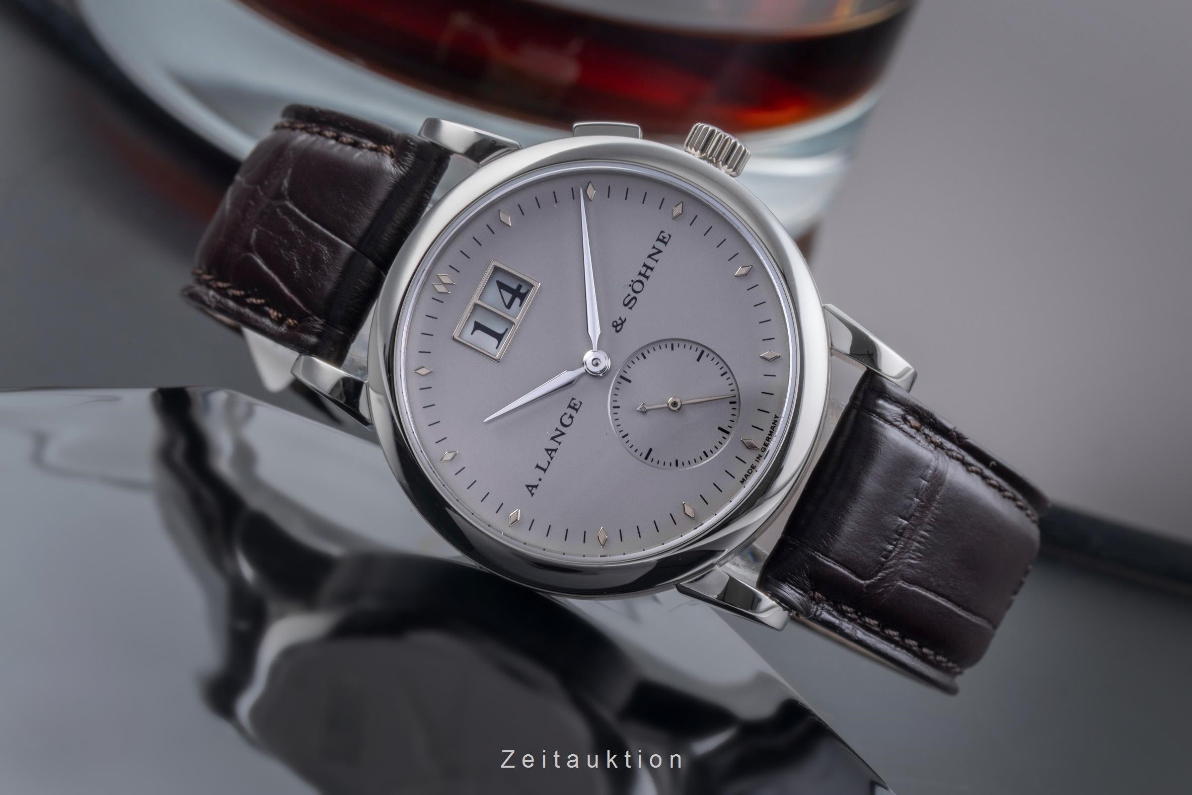 A. Lange & Söhne Saxonia platinium manual winding Kal. L941.3 Ref