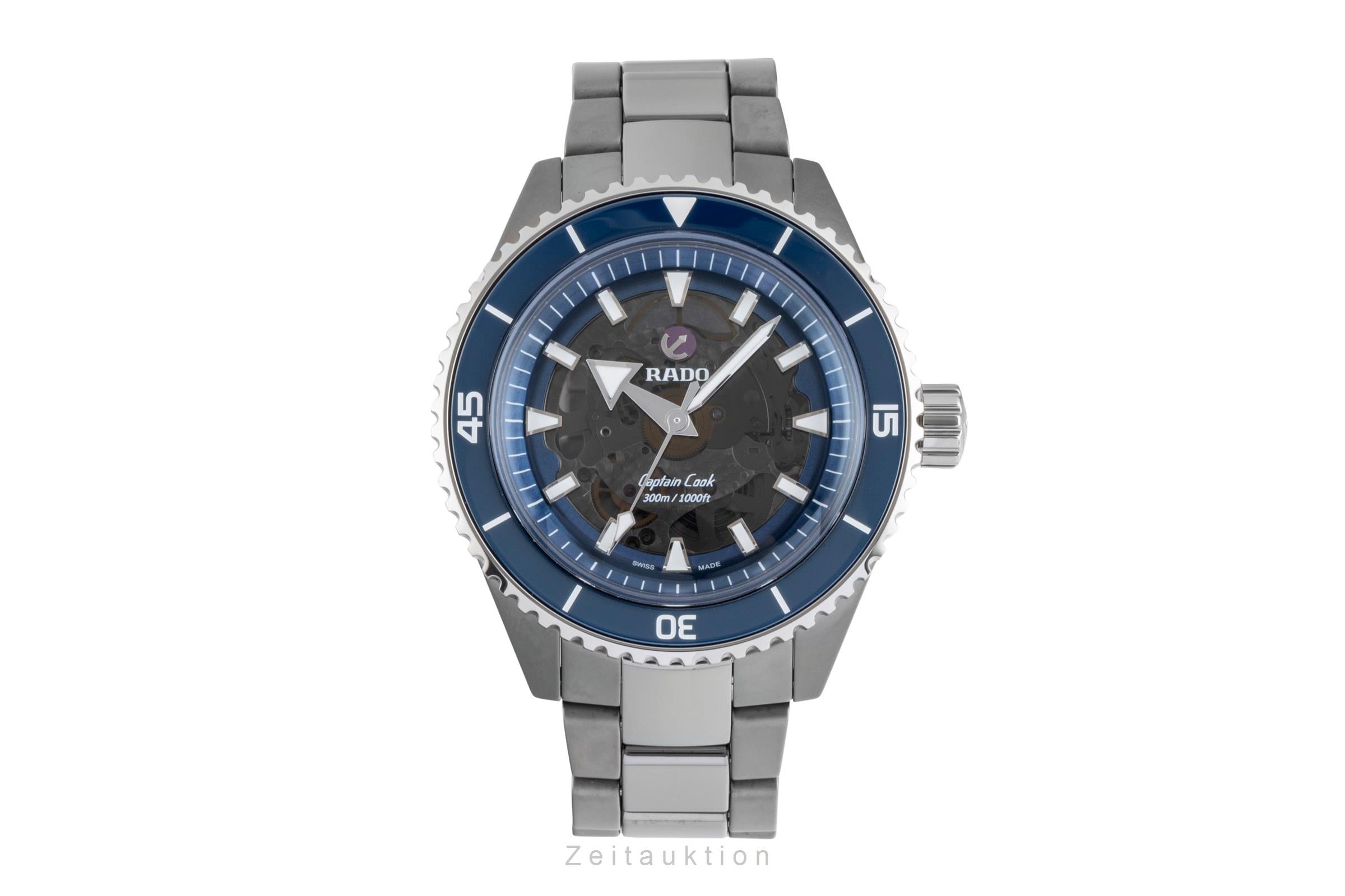 Rado Captain Cook ceramic / titanium automatic men's watch 01.734.6128.3.020 LP: 4450EUR  [2506603]