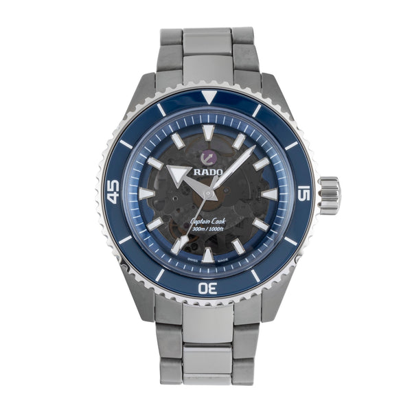 Rado Captain Cook ceramic / titanium automatic men's watch 01.734.6128.3.020 LP: 4450EUR  [2506603]