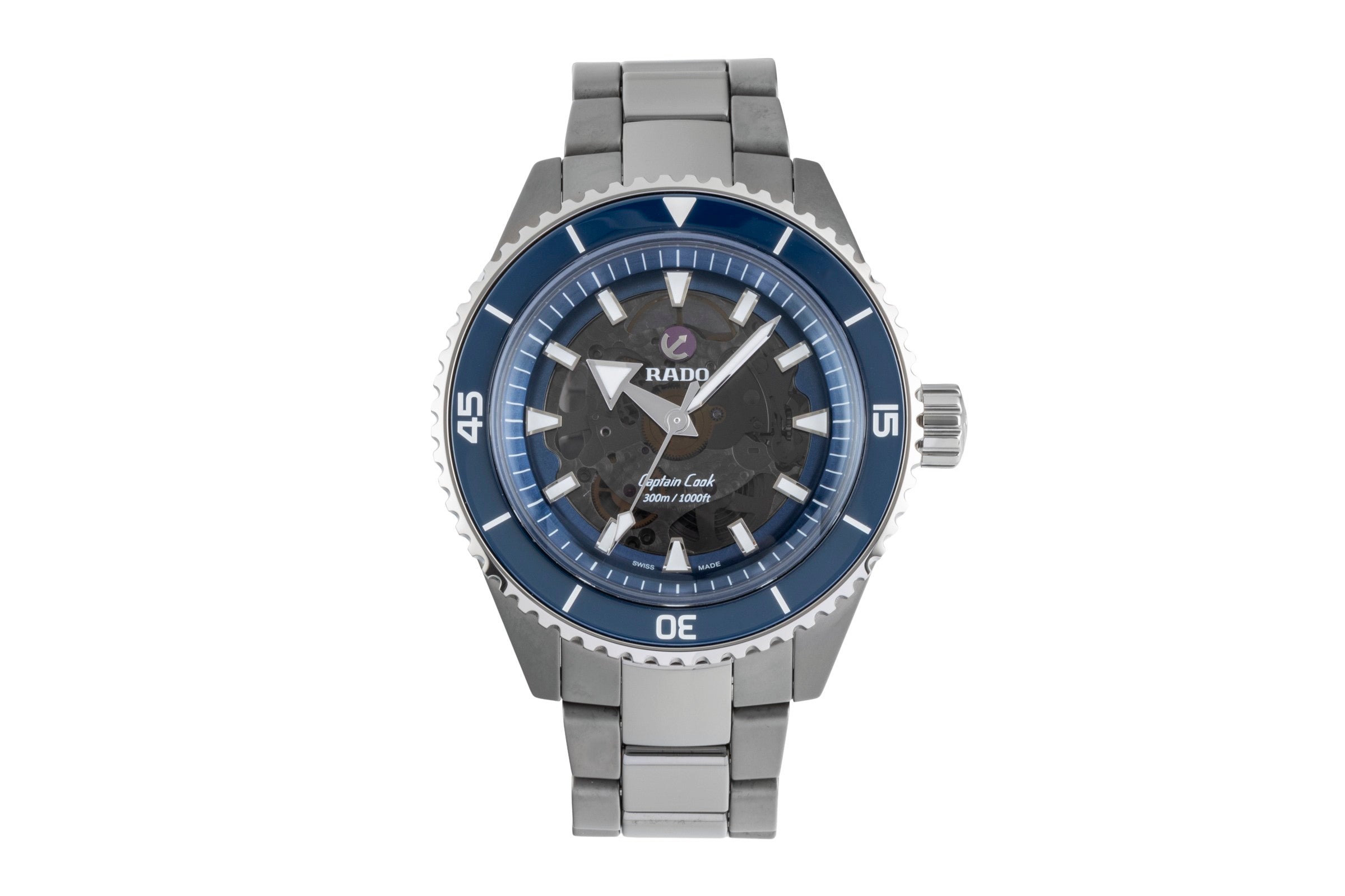 Rado Captain Cook céramique / titane automatique montre pour hommes 01.734.6128.3.020 LP: 4450EUR  [2506603]