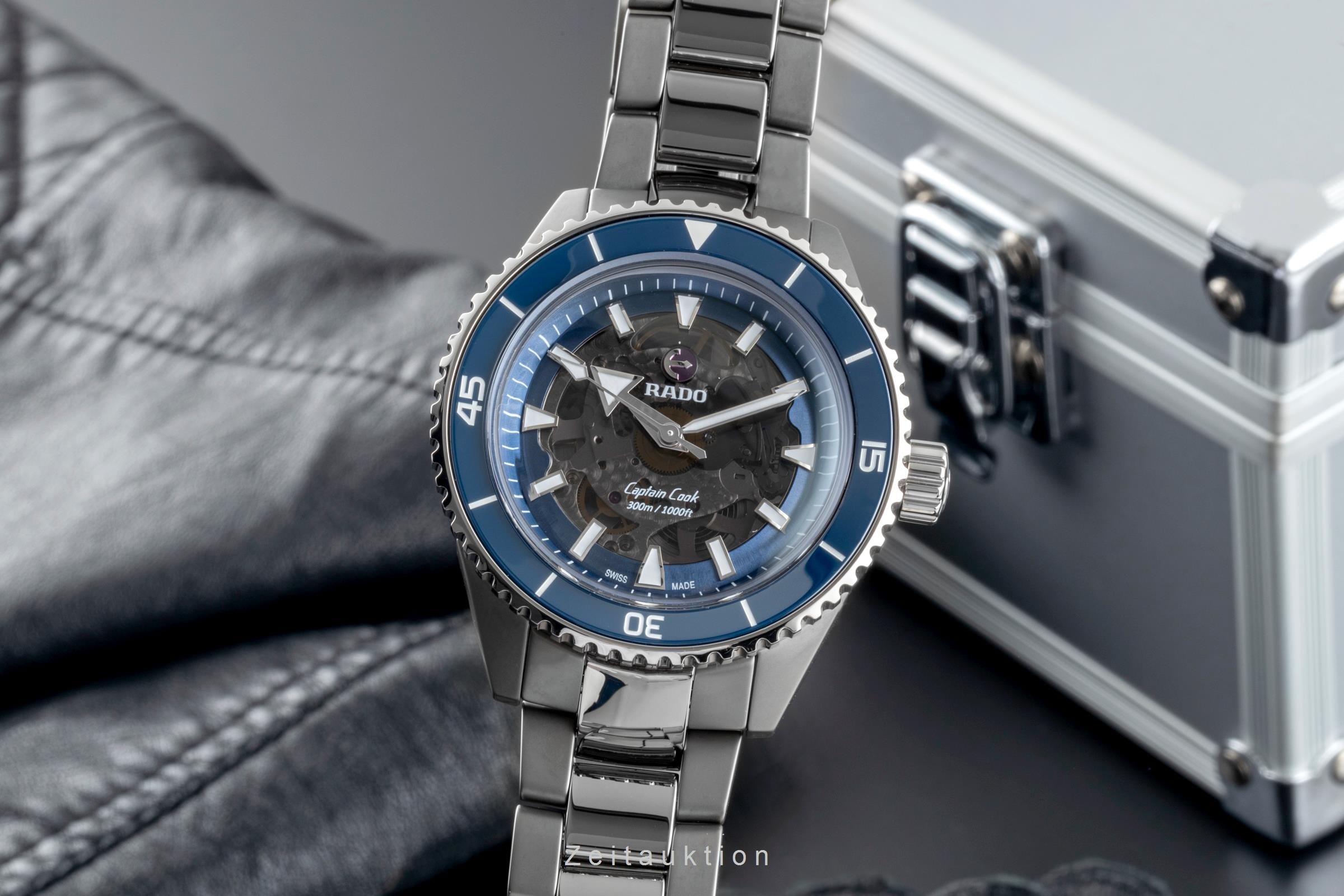 Rado Captain Cook céramique / titane automatique montre pour hommes 01.734.6128.3.020 LP: 4450EUR  [2506603]