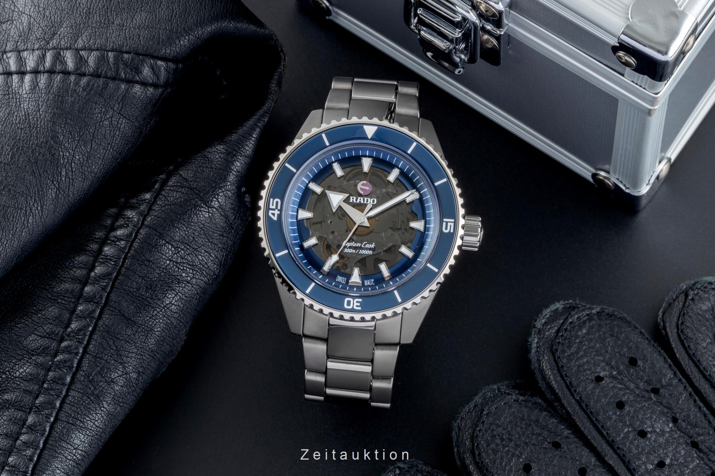 Rado Captain Cook ceramic / titanium automatic men's watch 01.734.6128.3.020 LP: 4450EUR  [2506603]