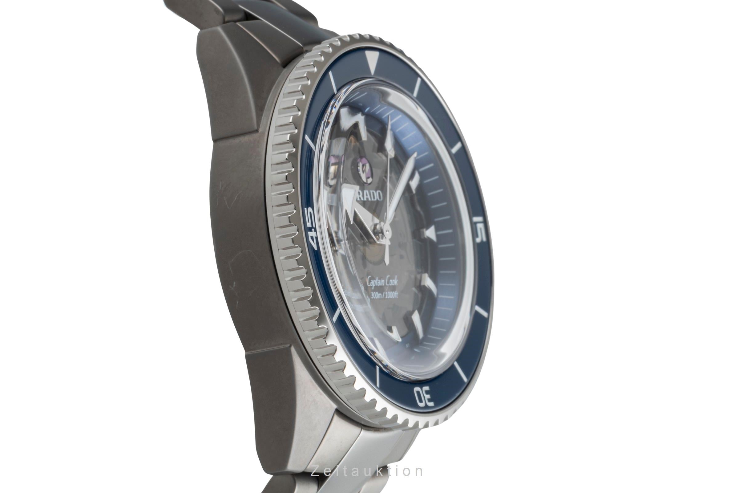 Rado Captain Cook ceramic / titanium automatic men's watch 01.734.6128.3.020 LP: 4450EUR  [2506603]