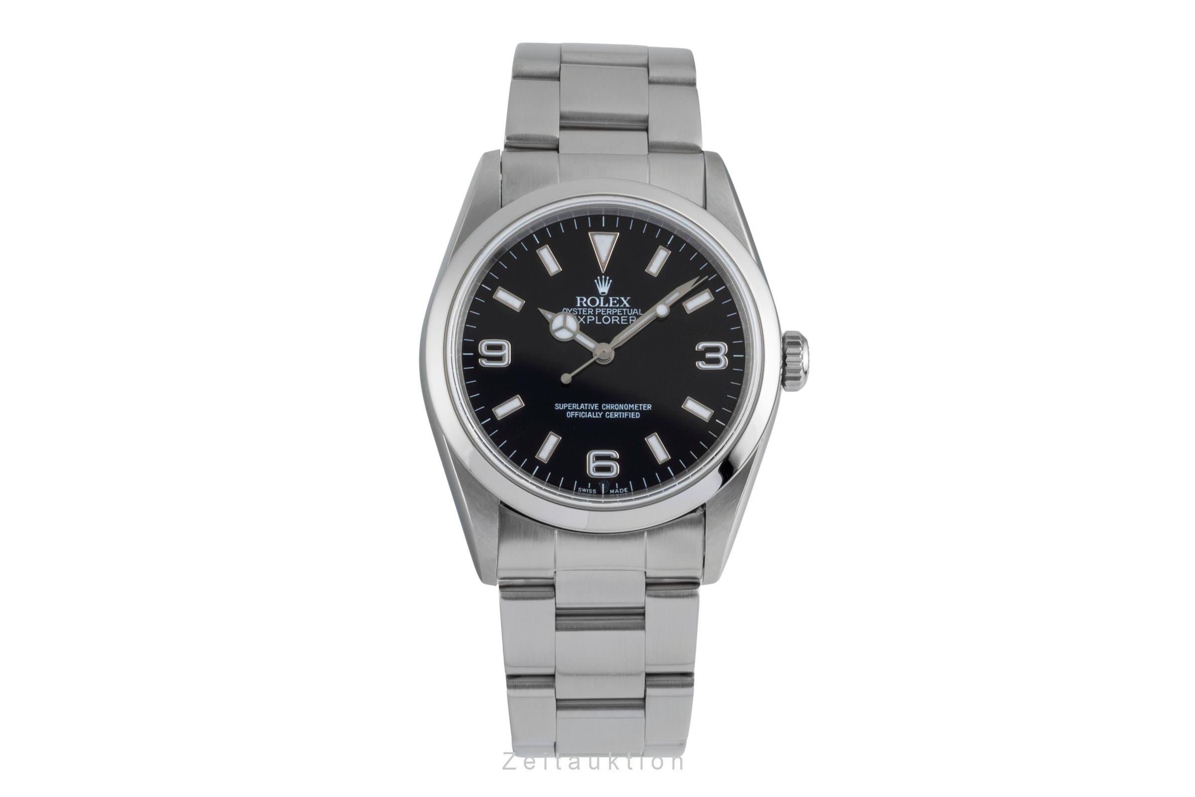 Rolex Explorer acier automatique montre pour hommes 14270  [2506604]