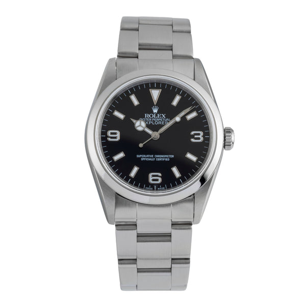 Rolex Explorer acier automatique montre pour hommes 14270  [2506604]