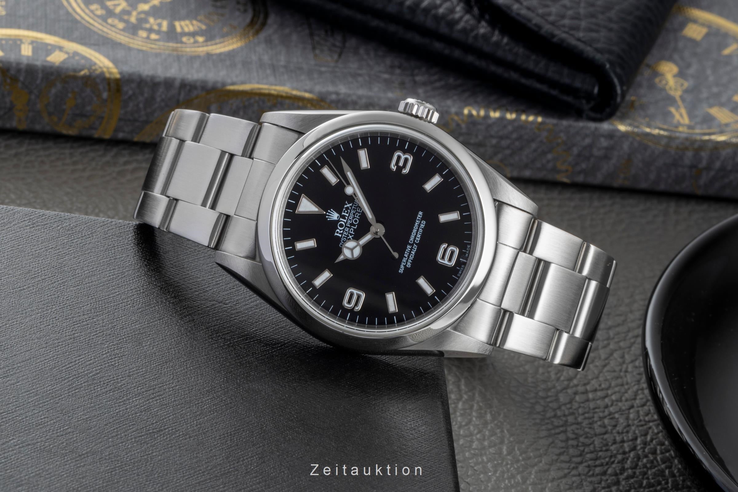 Rolex Explorer acier automatique montre pour hommes 14270  [2506604]