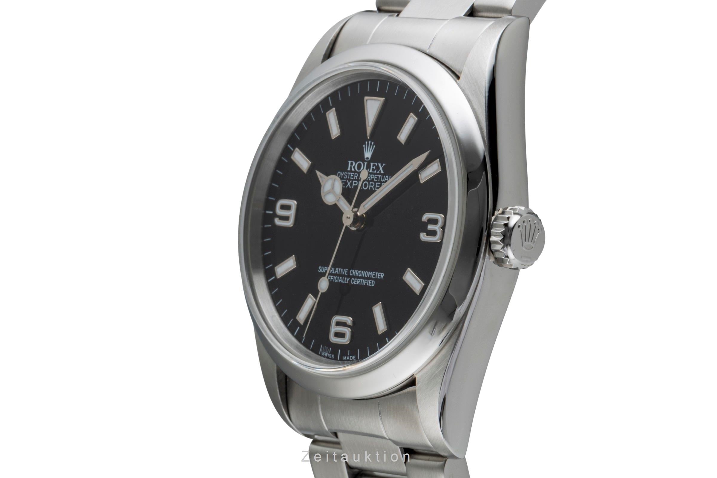 Rolex Explorer acier automatique montre pour hommes 14270  [2506604]