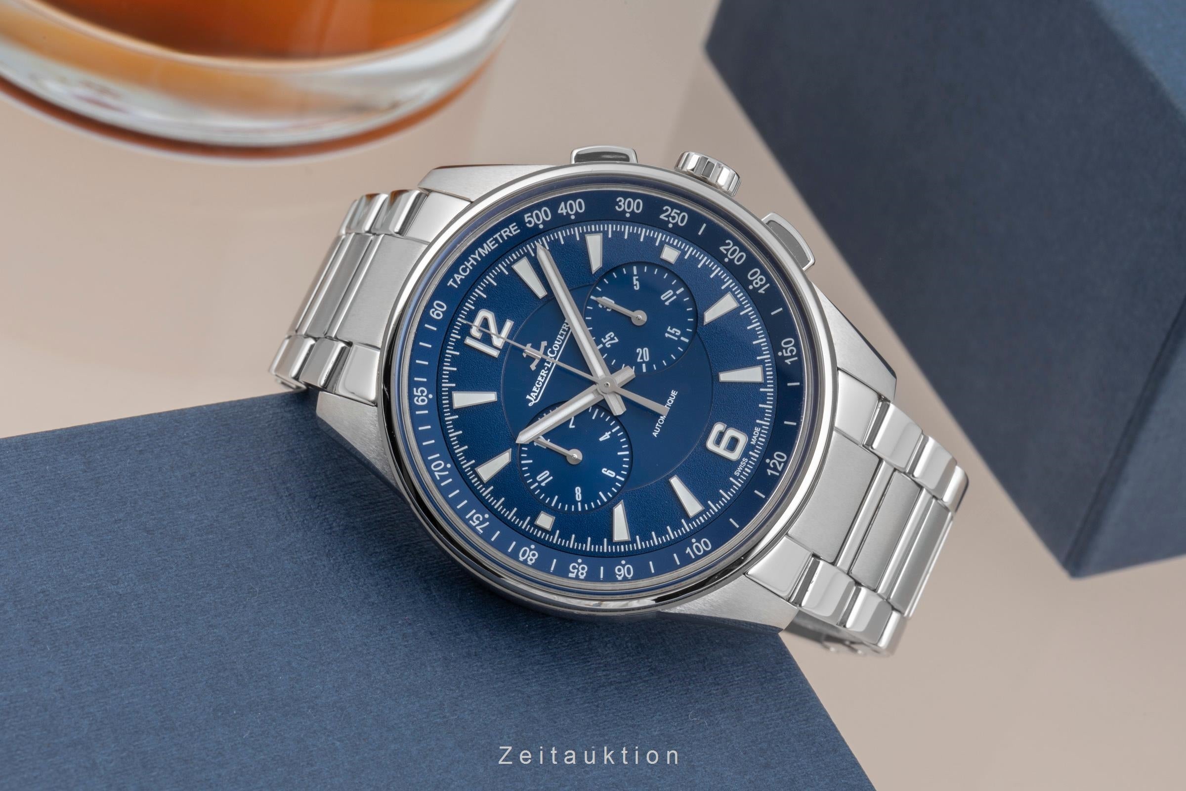 Jaeger LeCoultre Polaris chronographe acier automatique montre pour hommes Q9028180, 842.8.C1.S  [2506606]