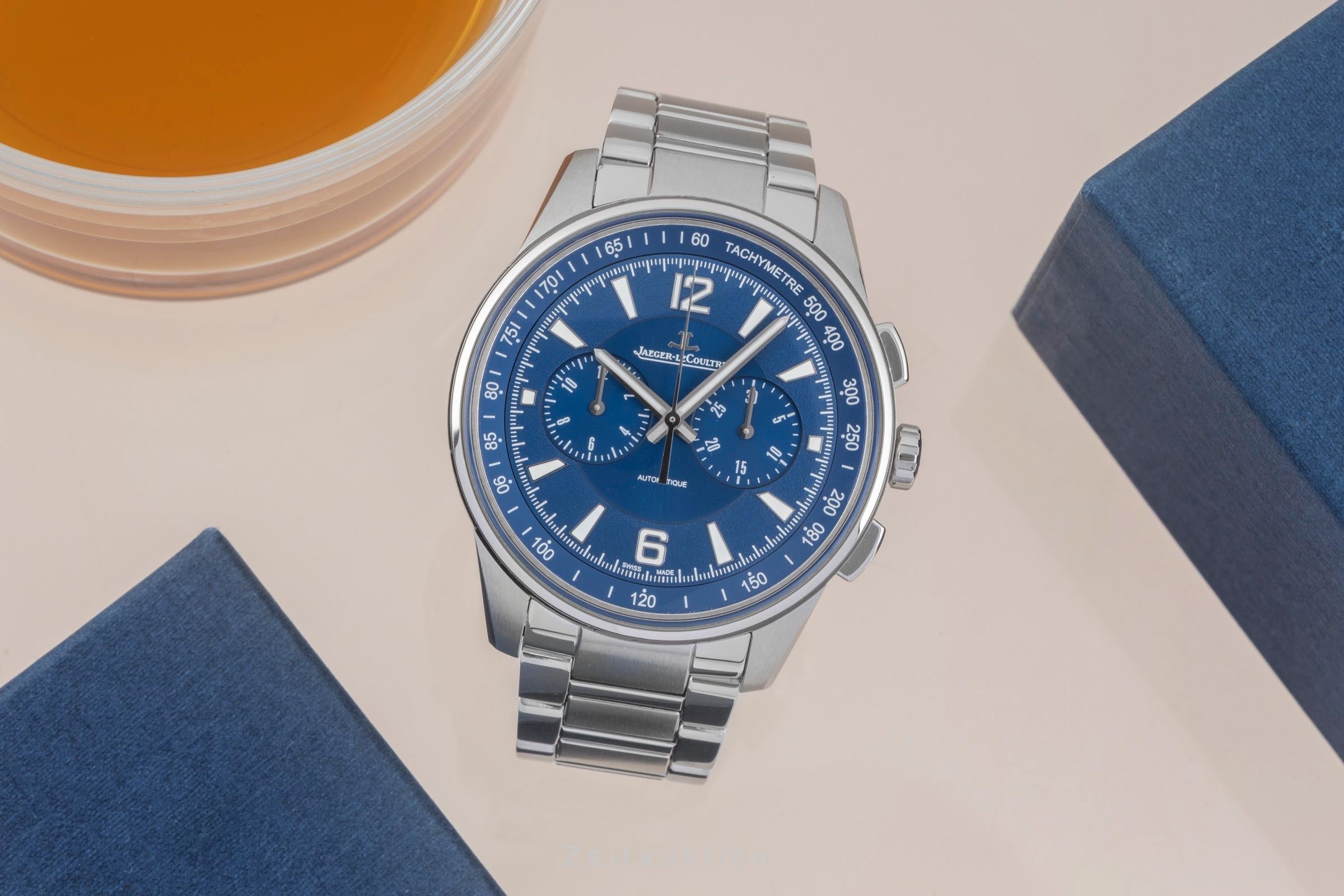 Jaeger LeCoultre Polaris chronographe acier automatique montre pour hommes Q9028180, 842.8.C1.S  [2506606]