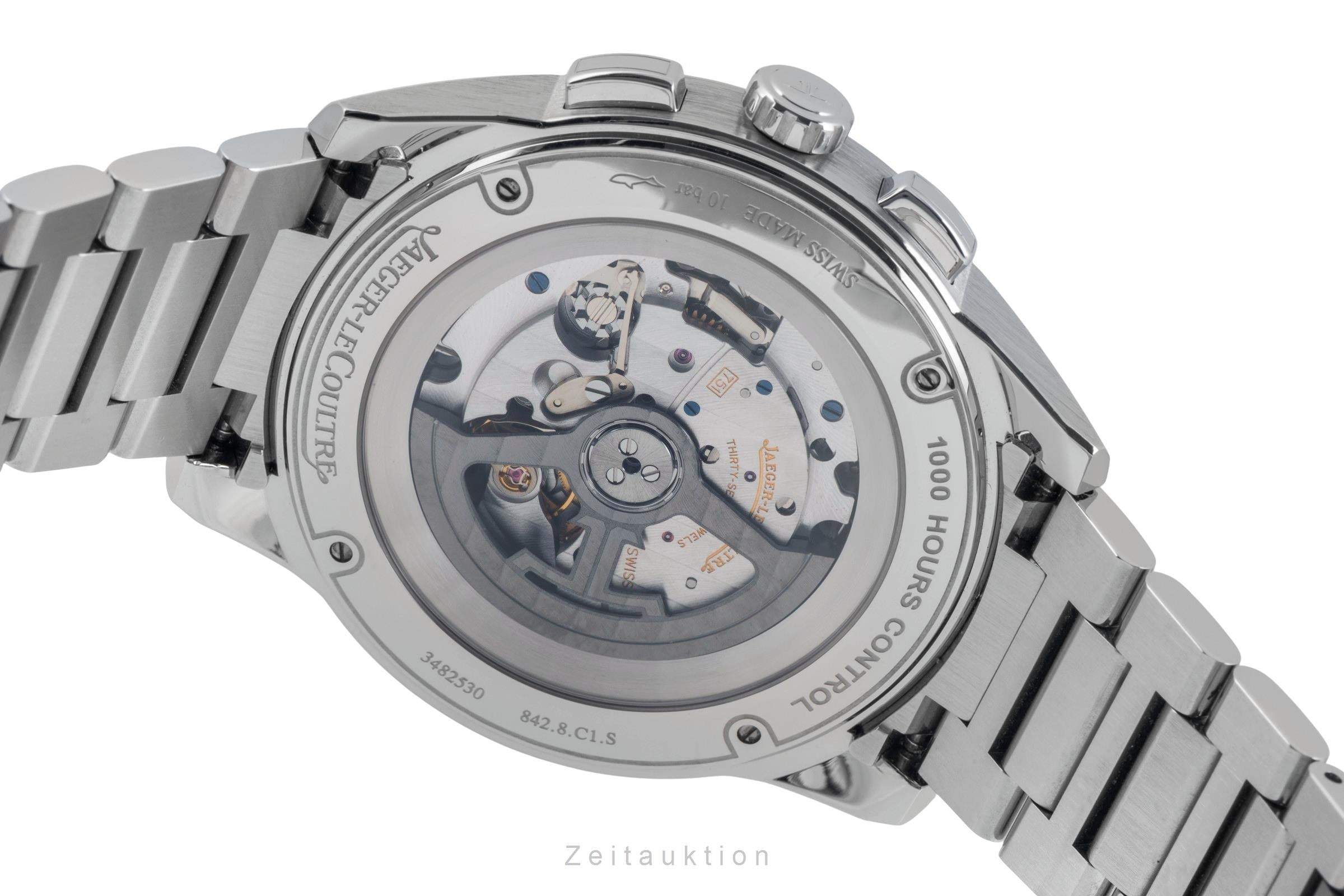 Jaeger LeCoultre Polaris chronographe acier automatique montre pour hommes Q9028180, 842.8.C1.S  [2506606]