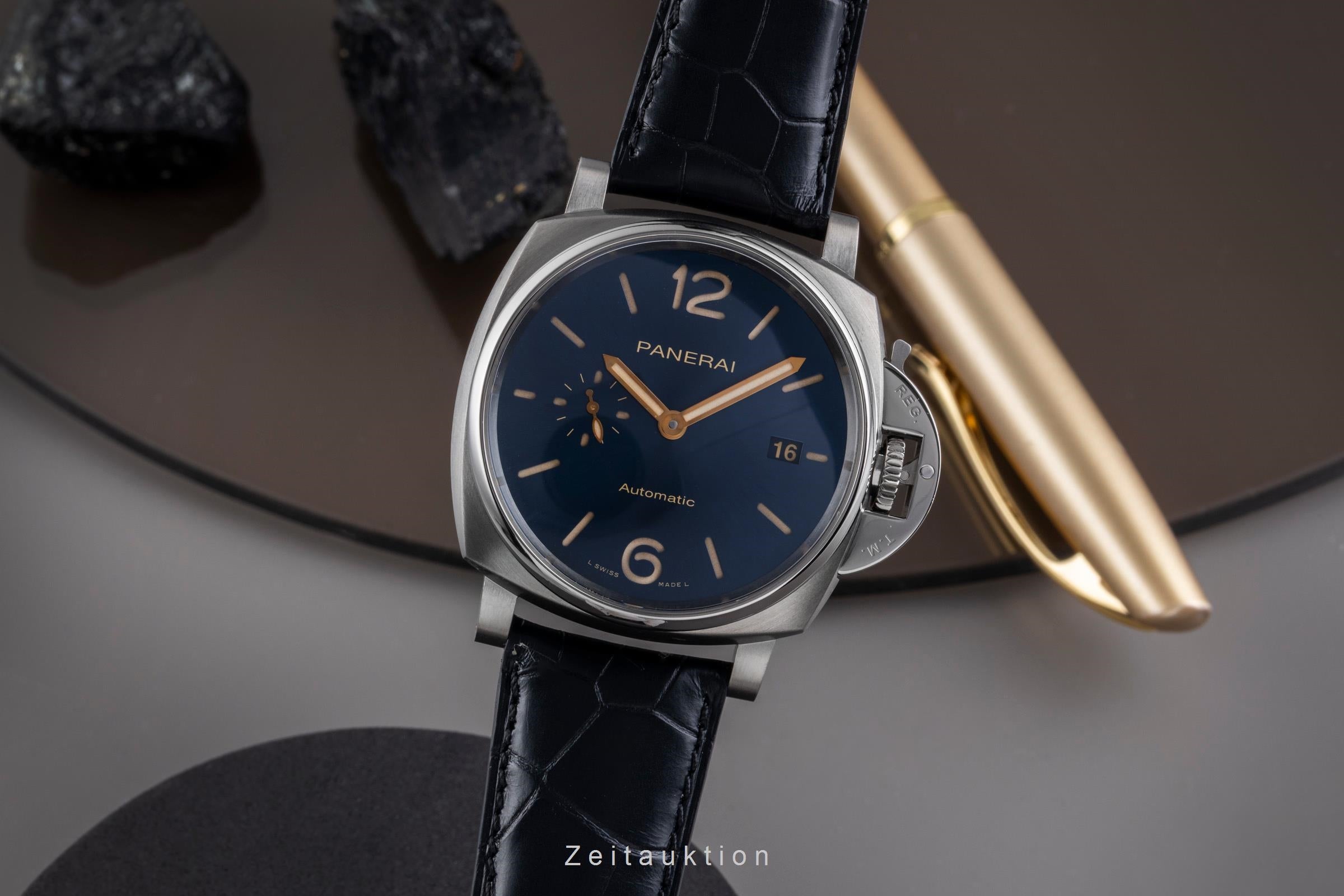 Panerai Luminor Due Blue Automatik Titan Herrenuhr Ref. PAM00927  [2506608]