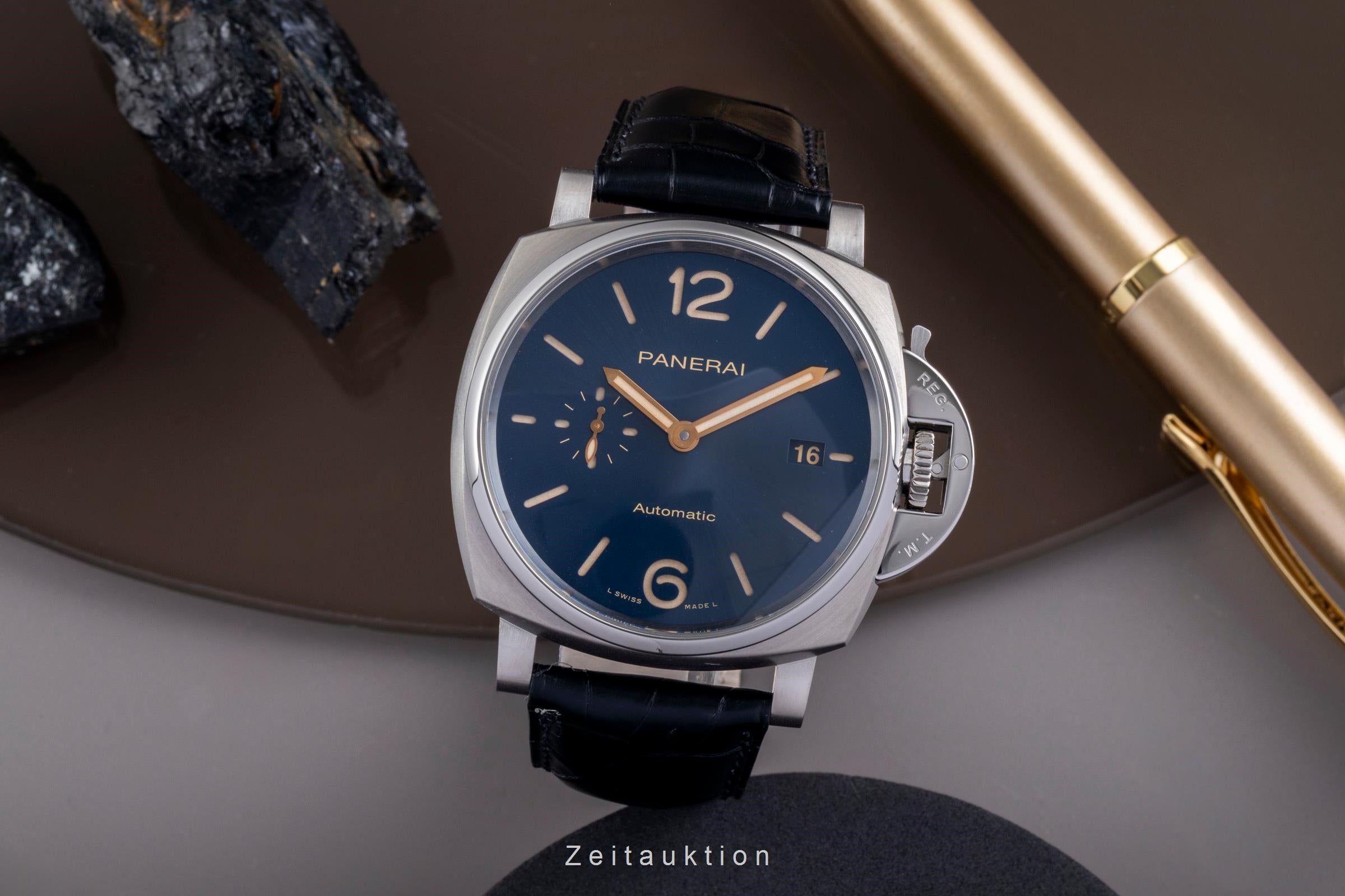 Panerai Luminor Due Blue Automatik Titan Herrenuhr Ref. PAM00927  [2506608]