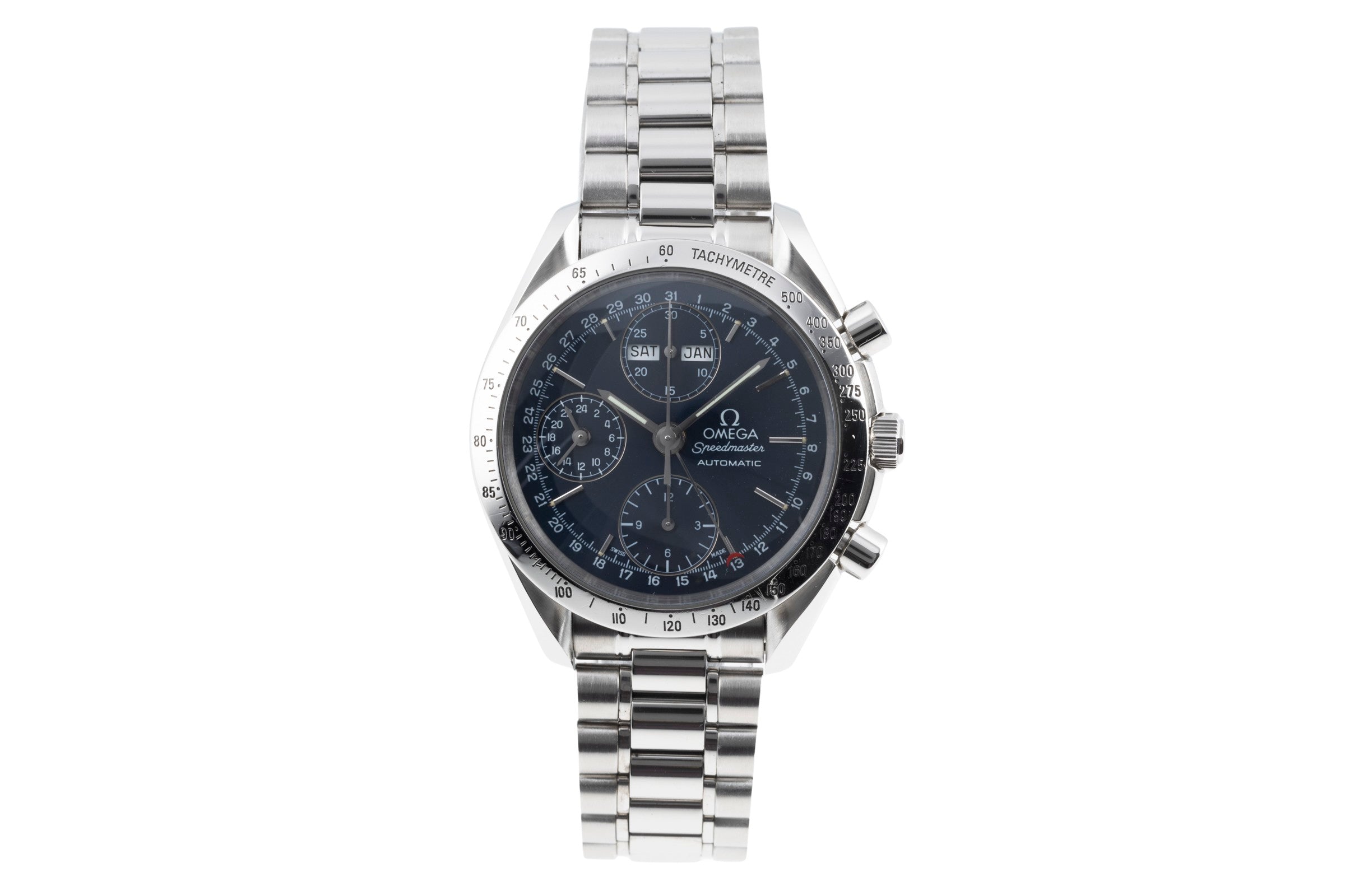 Omega Speedmaster Date chronograph steel automatic men's watch 3521.80.00  [2506610]