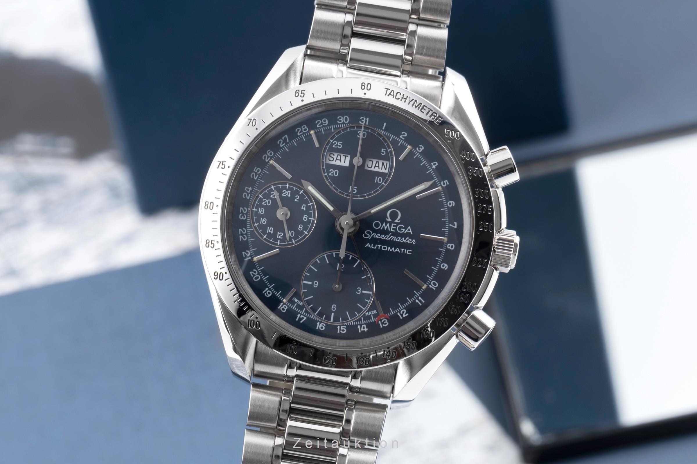 Omega Speedmaster Date chronograph steel automatic men's watch 3521.80.00  [2506610]
