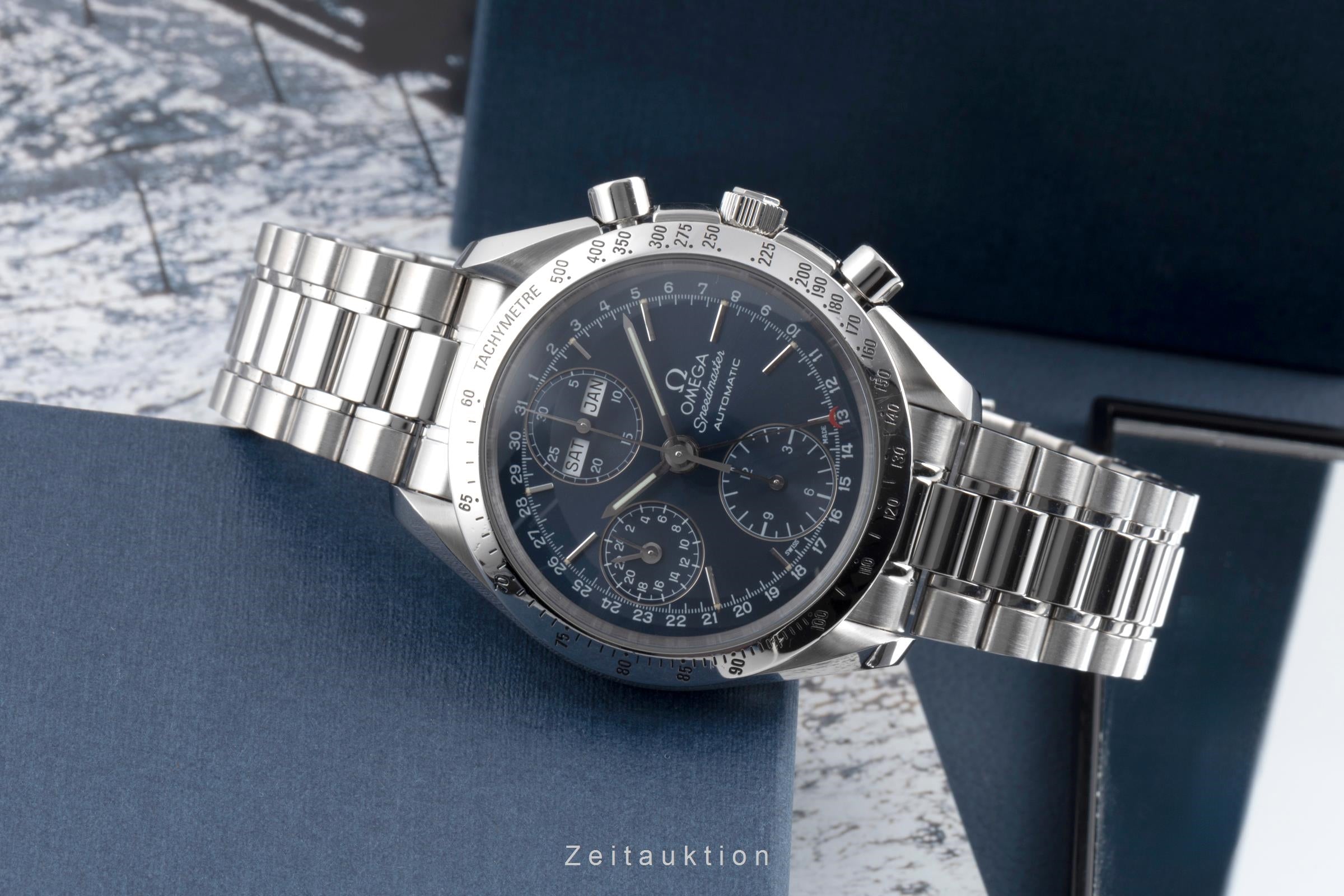 Omega Speedmaster Date chronograph steel automatic men's watch 3521.80.00  [2506610]