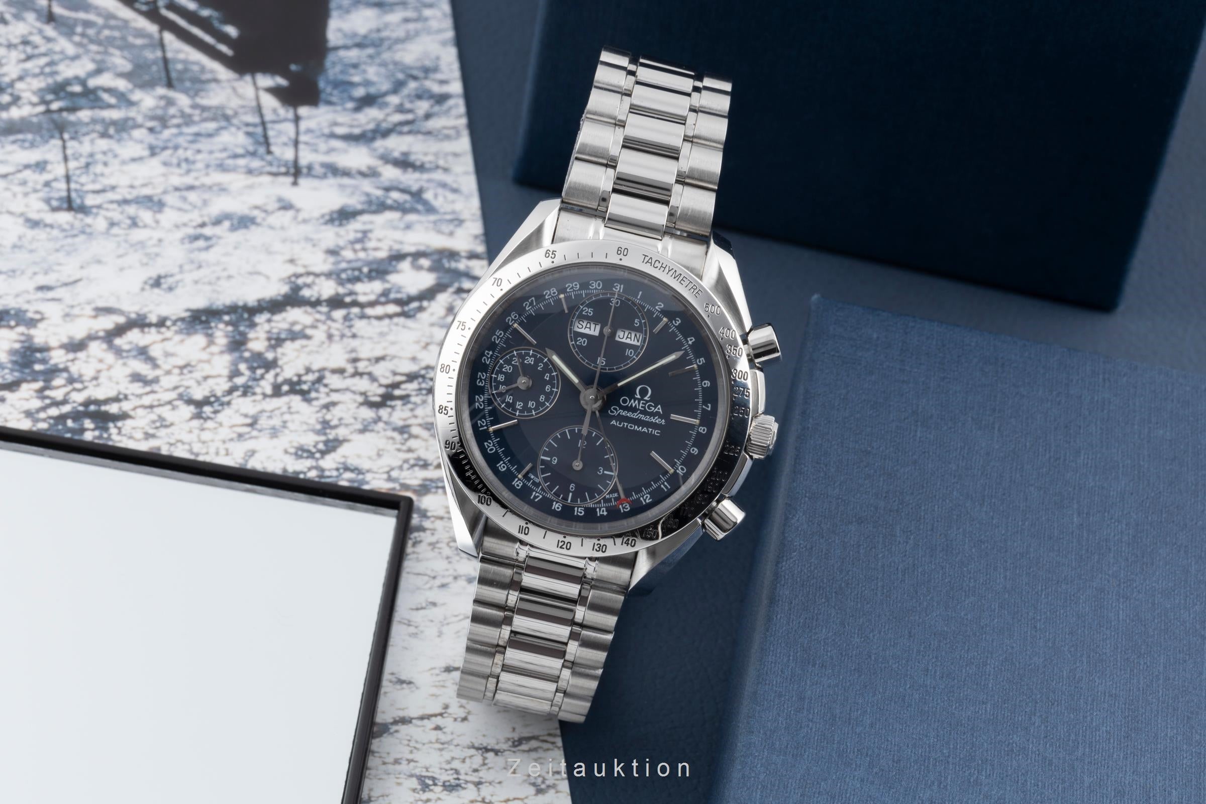 Omega Speedmaster Date chronograph steel automatic men's watch 3521.80.00  [2506610]