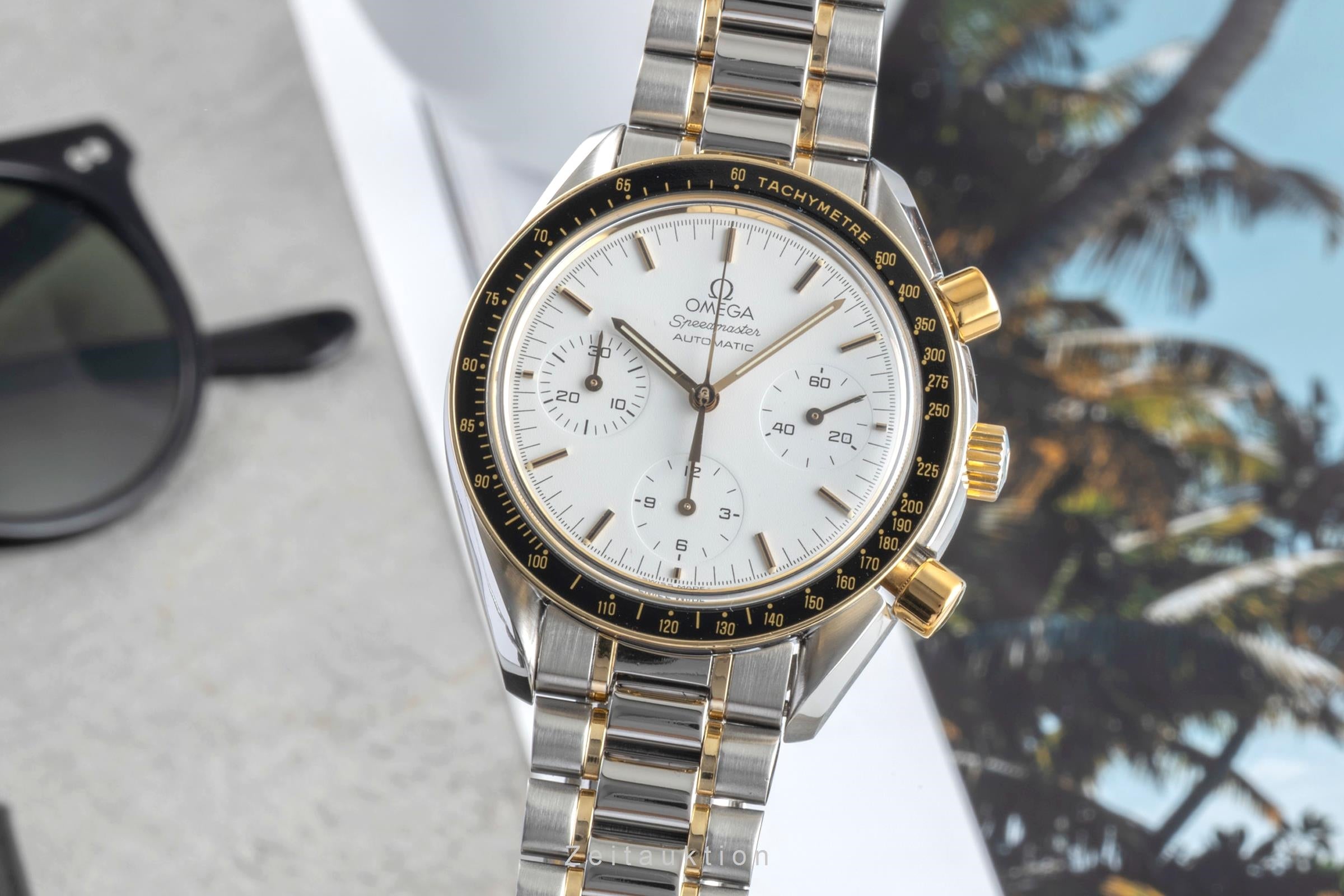 Omega Speedmaster chronograph steel / gold automatic men's watch 3310.20.00  [2506611]