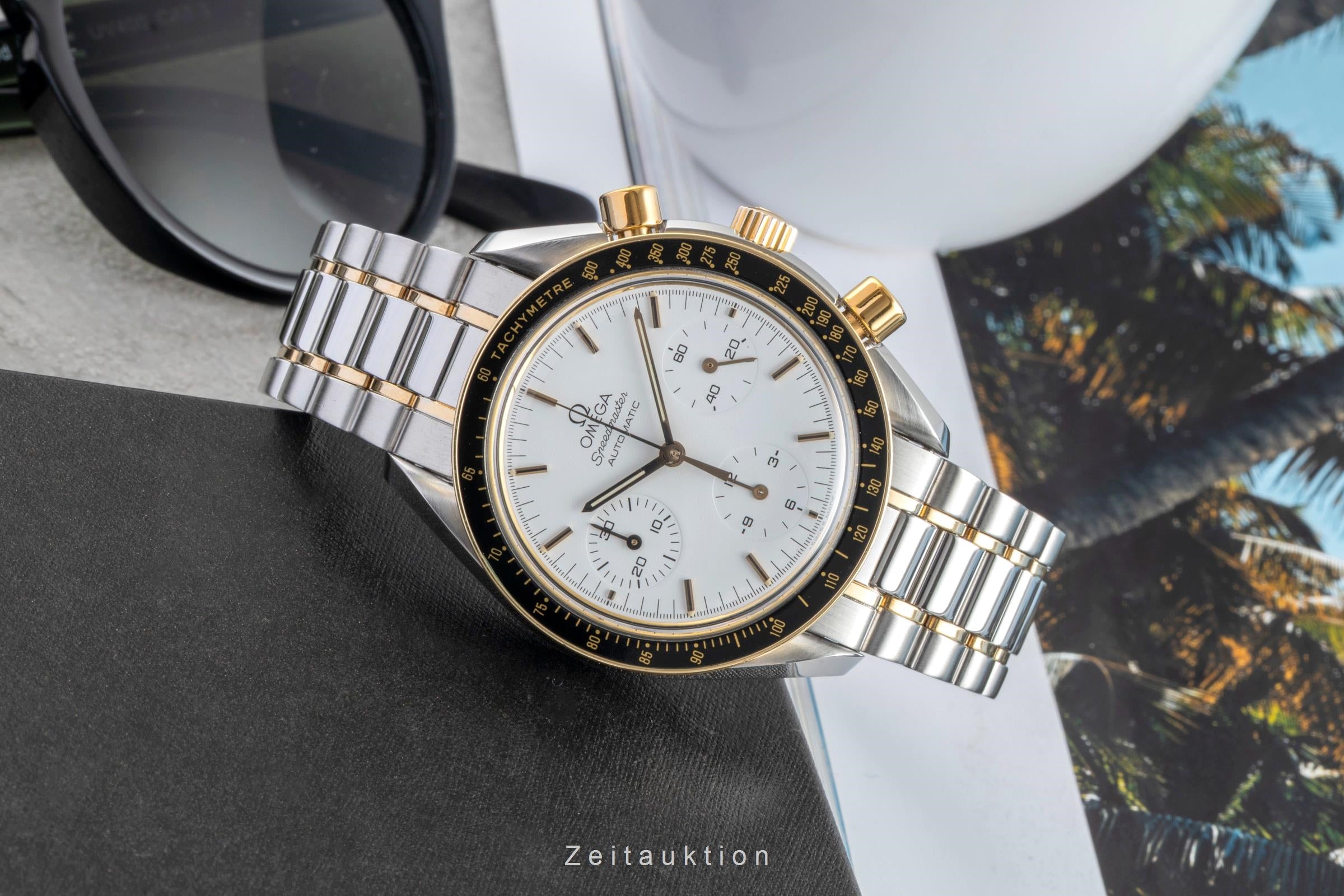 Omega Speedmaster chronograph steel / gold automatic men's watch 3310.20.00  [2506611]