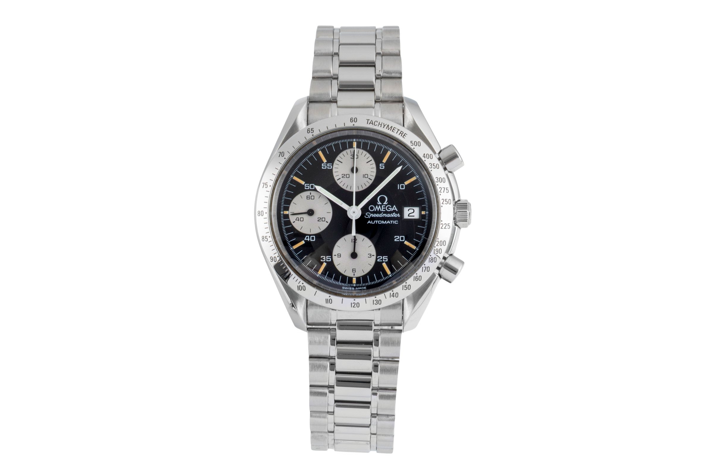 Omega Speedmaster Date chronograph steel automatic men's watch 3511.50.00 LP: 6100EUR  [2506612]