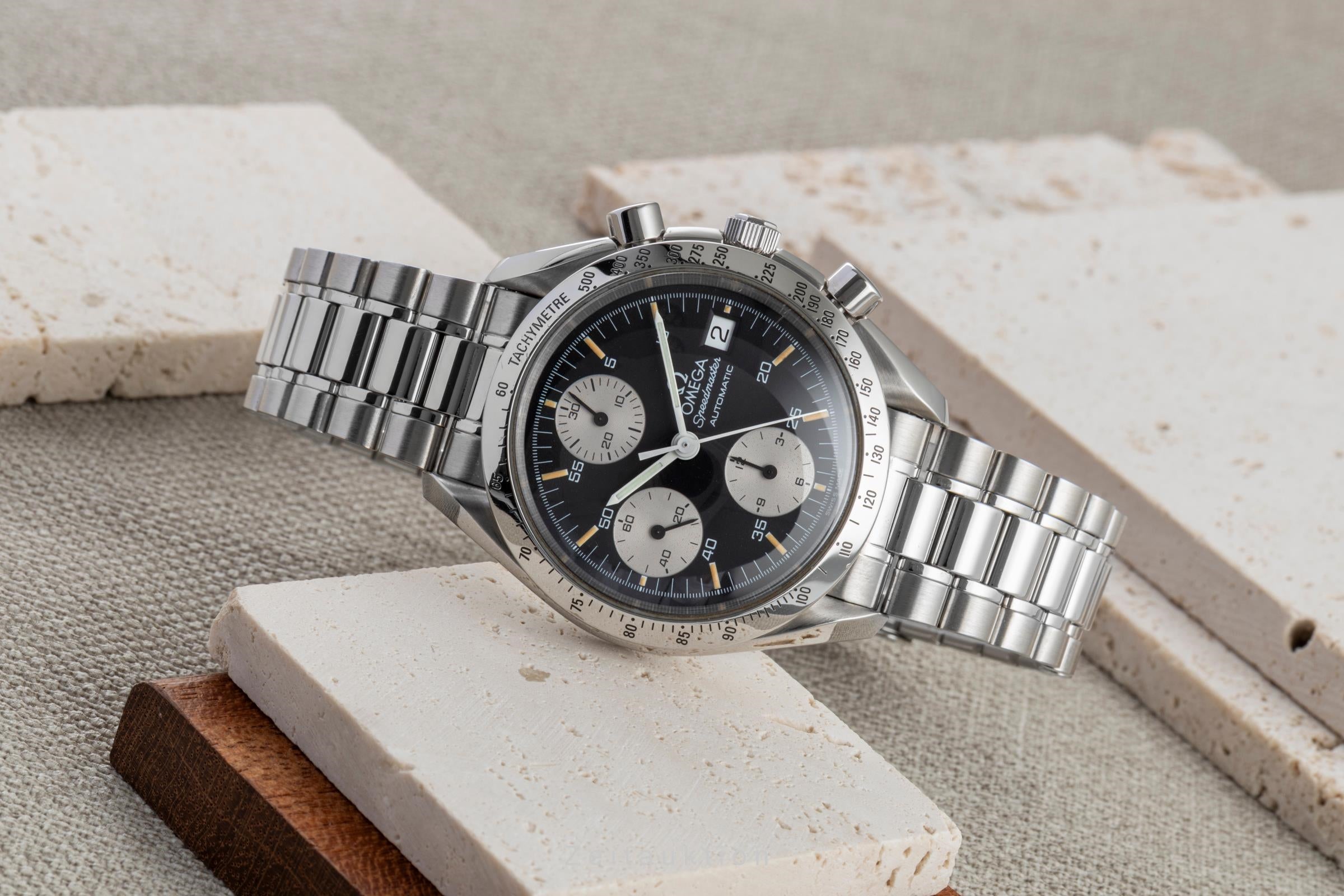 Omega Speedmaster Date chronograph steel automatic men's watch 3511.50.00 LP: 6100EUR  [2506612]