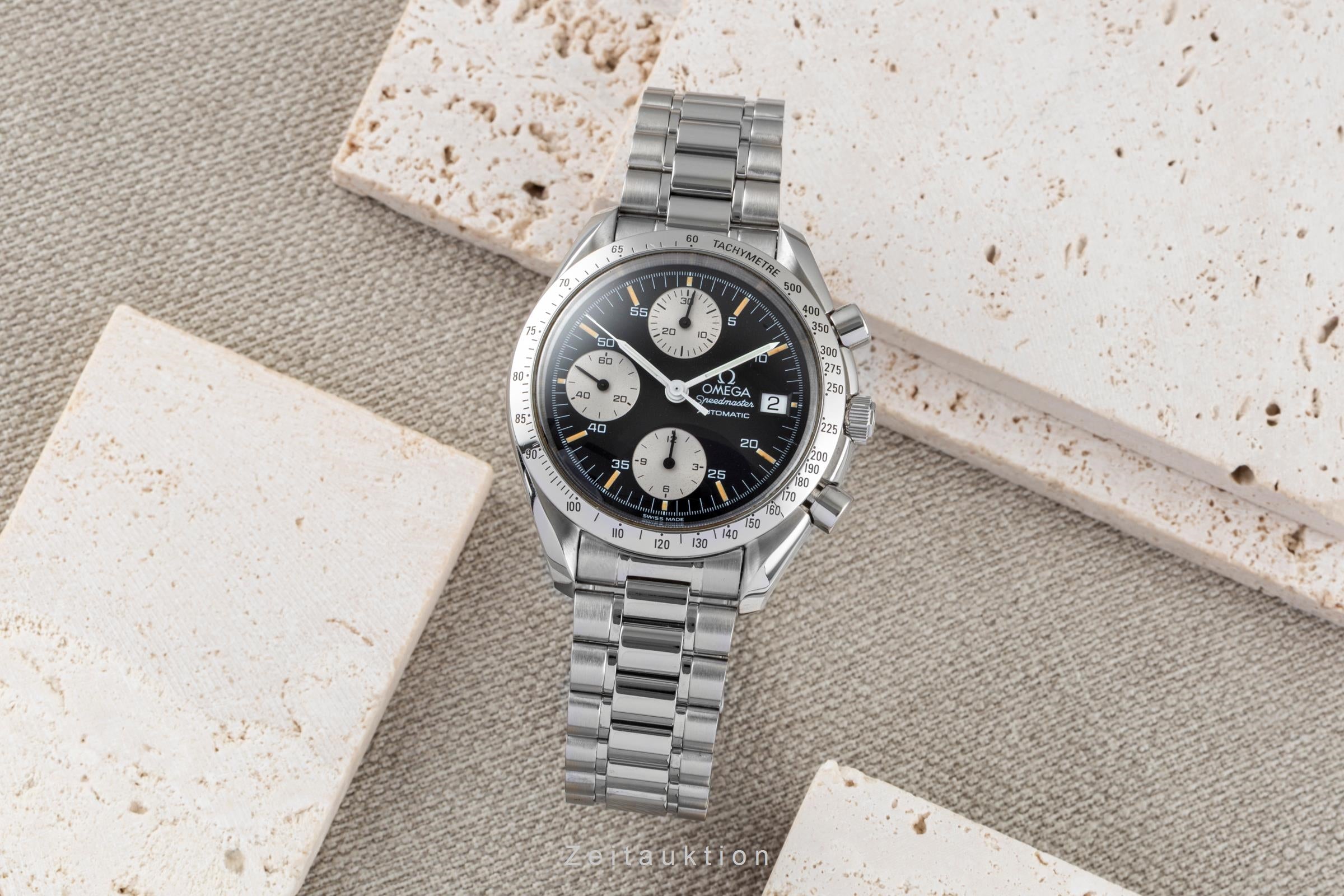 Omega Speedmaster Date chronograph steel automatic men's watch 3511.50.00 LP: 6100EUR  [2506612]