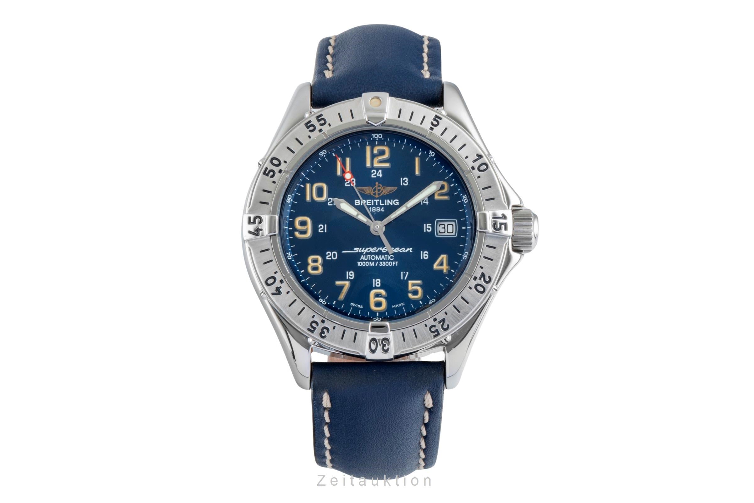 Breitling Superocean Edelstahl Automatik Herrenuhr Ref. A17040 Box [2506616]