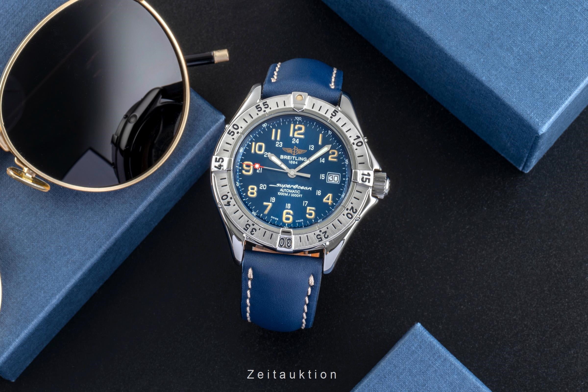 Breitling Superocean Edelstahl Automatik Herrenuhr Ref. A17040 Box [2506616]