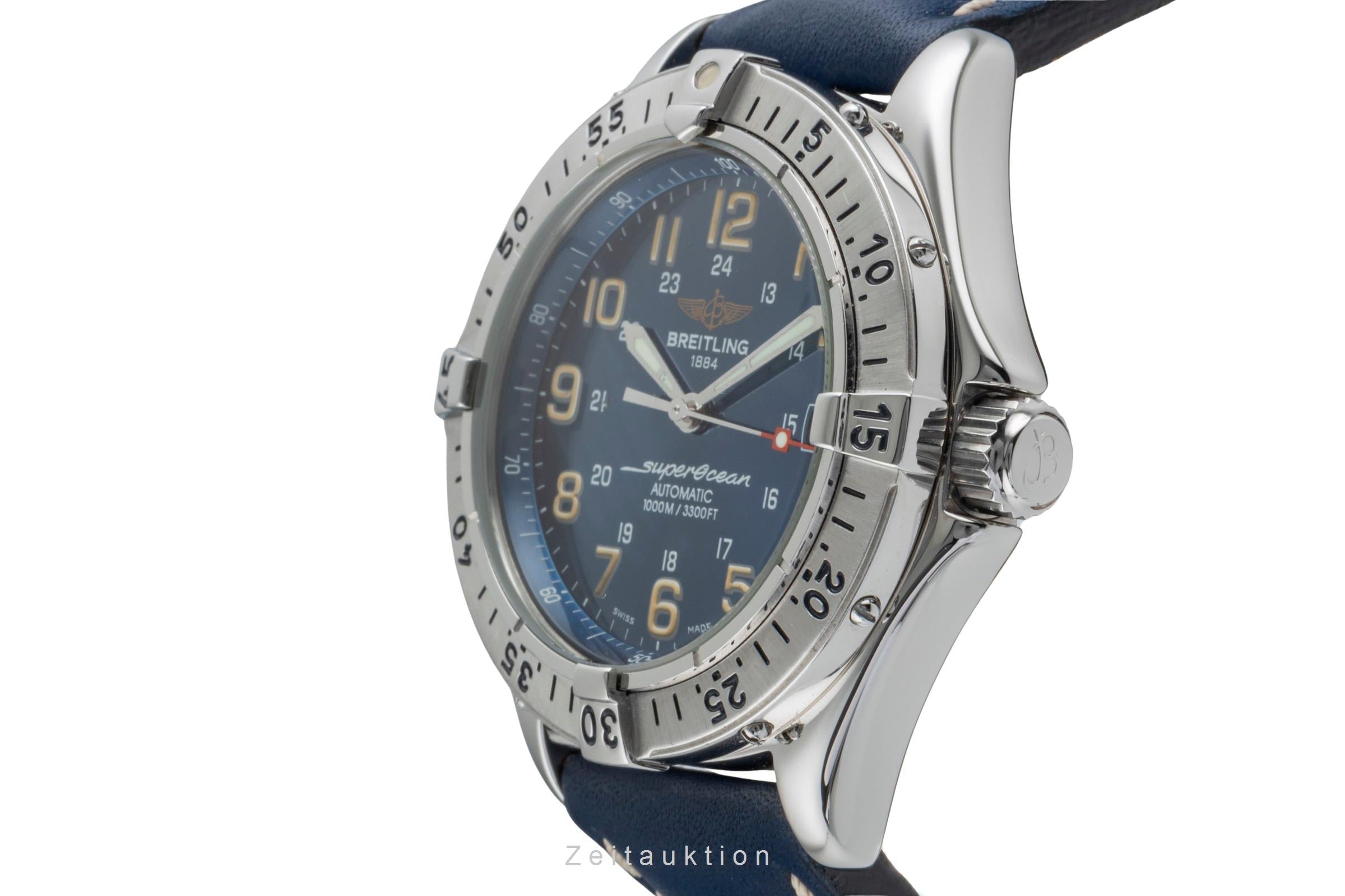 Breitling Superocean Edelstahl Automatik Herrenuhr Ref. A17040 Box [2506616]