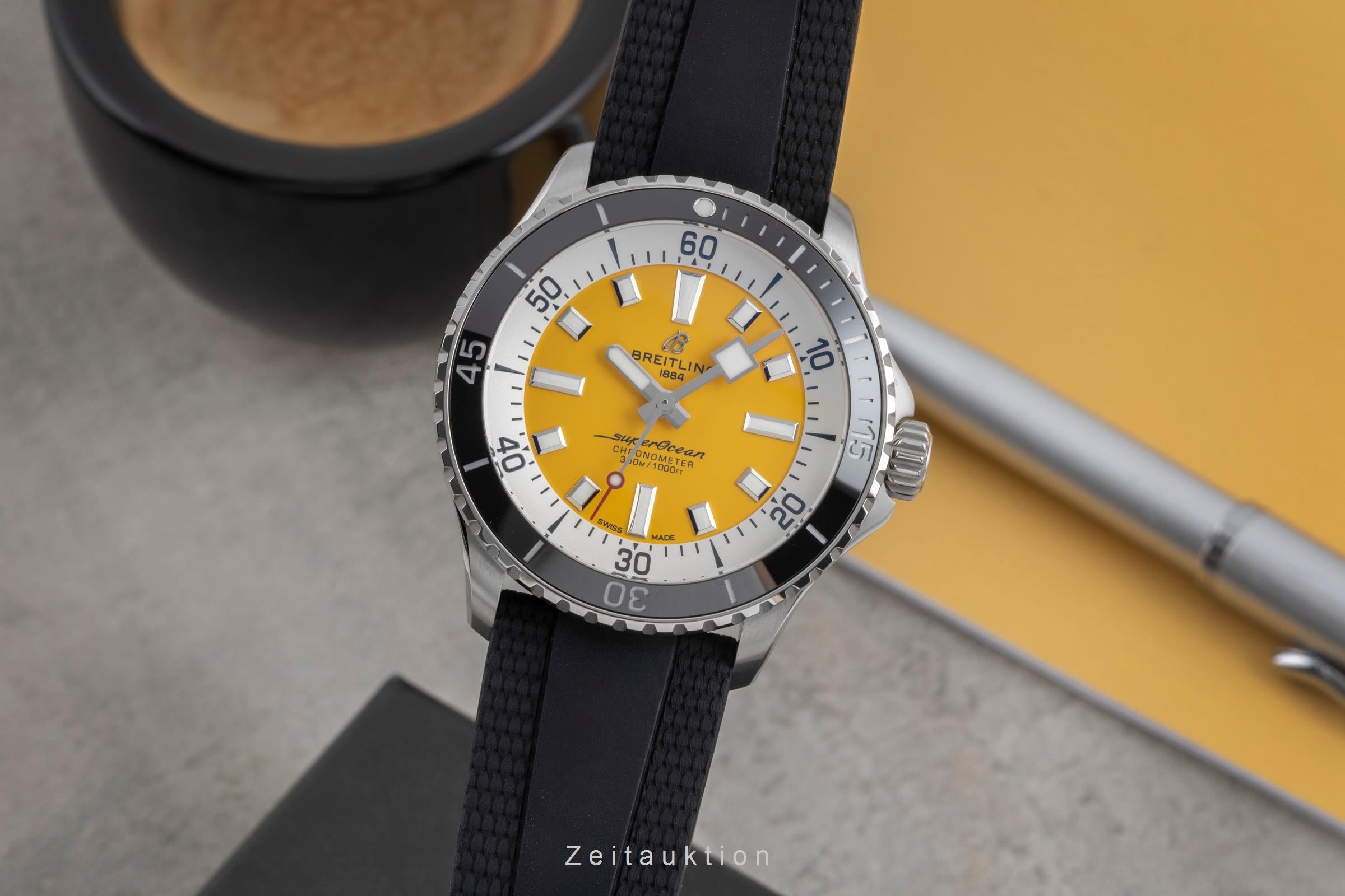 Breitling Superocean steel automatic Kal. B17 Ref. A17375211I1S1