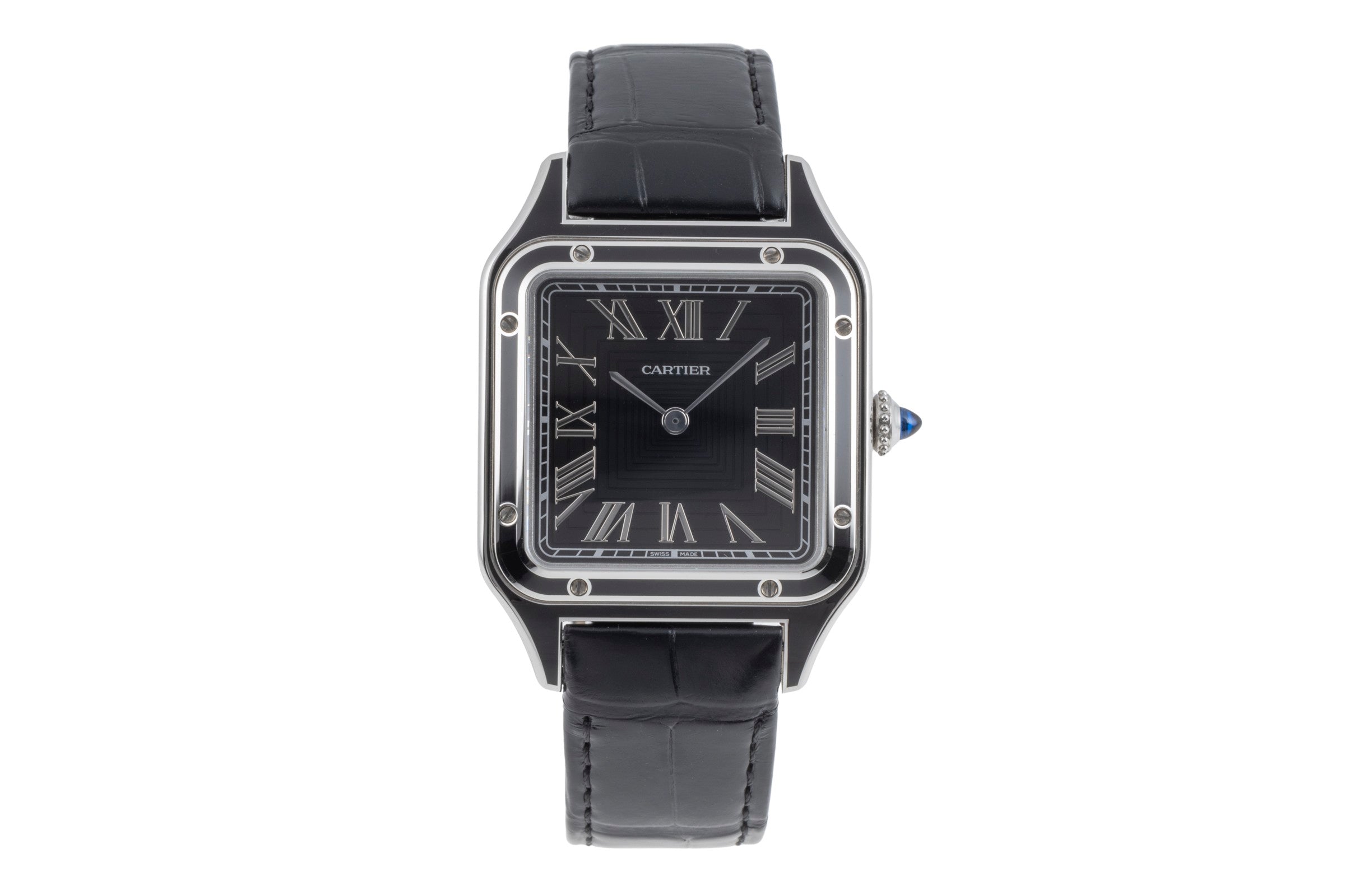 Cartier Santos Dumont acier à remontage manuel unisexe WSSA0046  [2506621]