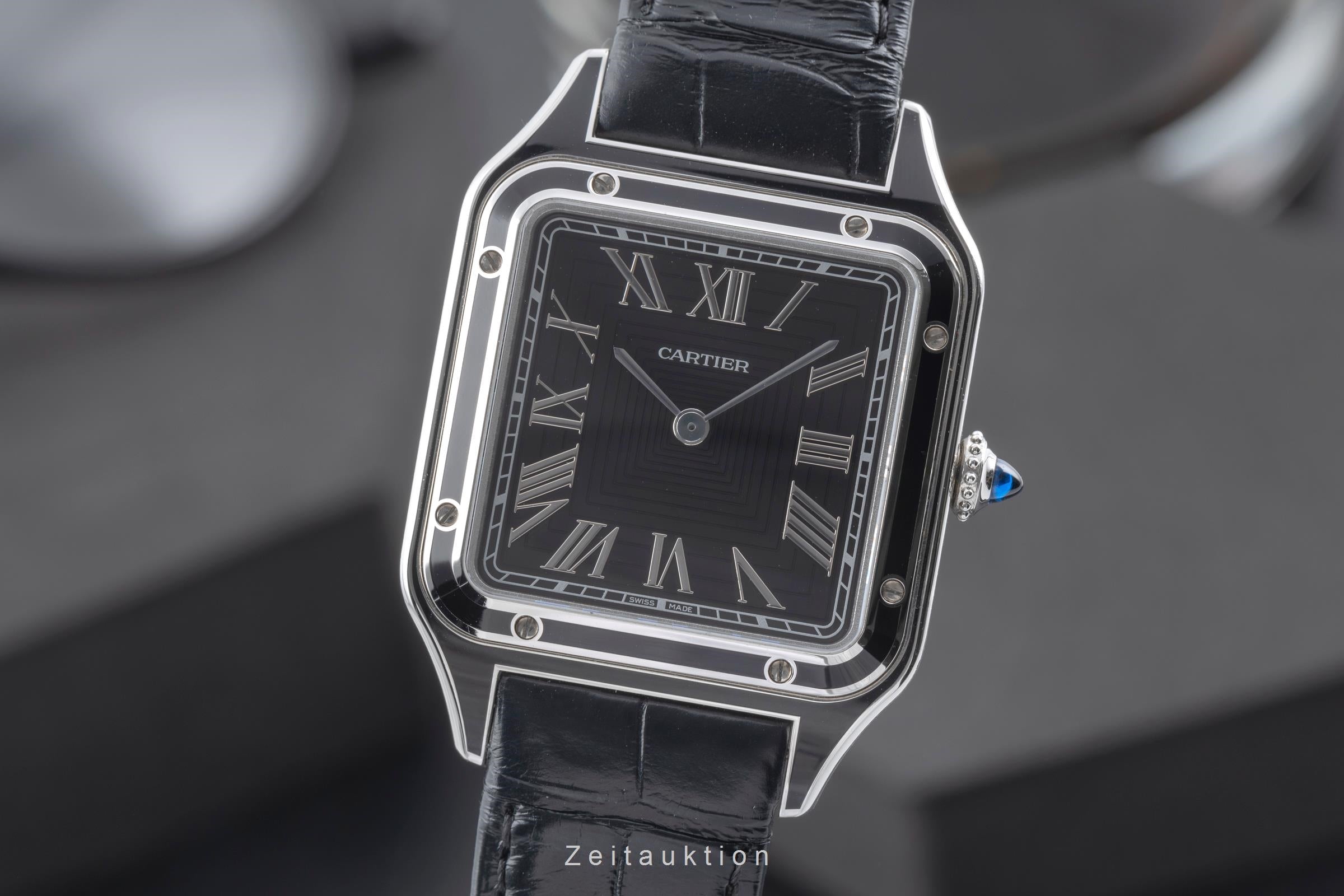 Cartier Santos Dumont acier à remontage manuel unisexe WSSA0046  [2506621]