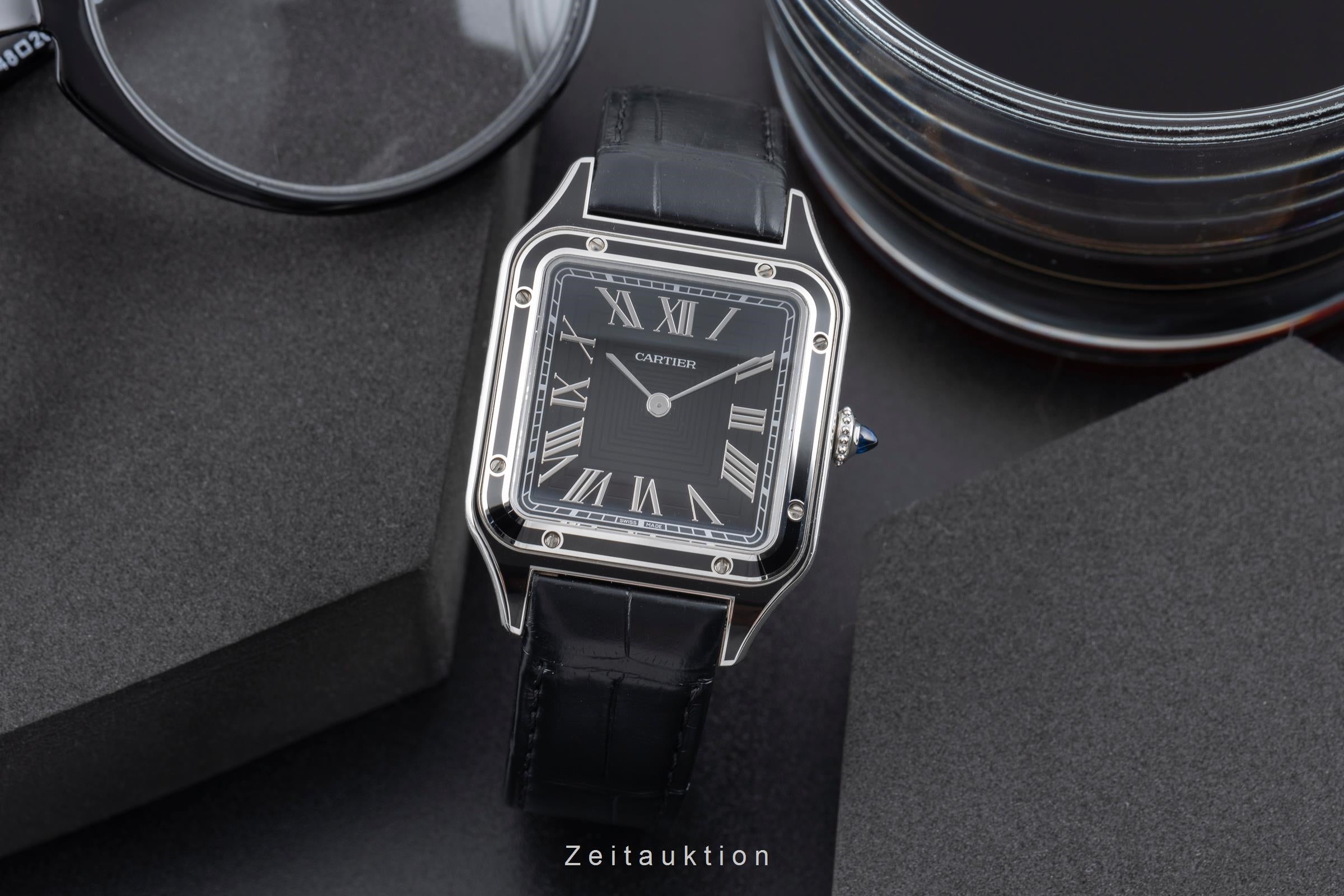 Cartier Santos Dumont acier à remontage manuel unisexe WSSA0046  [2506621]