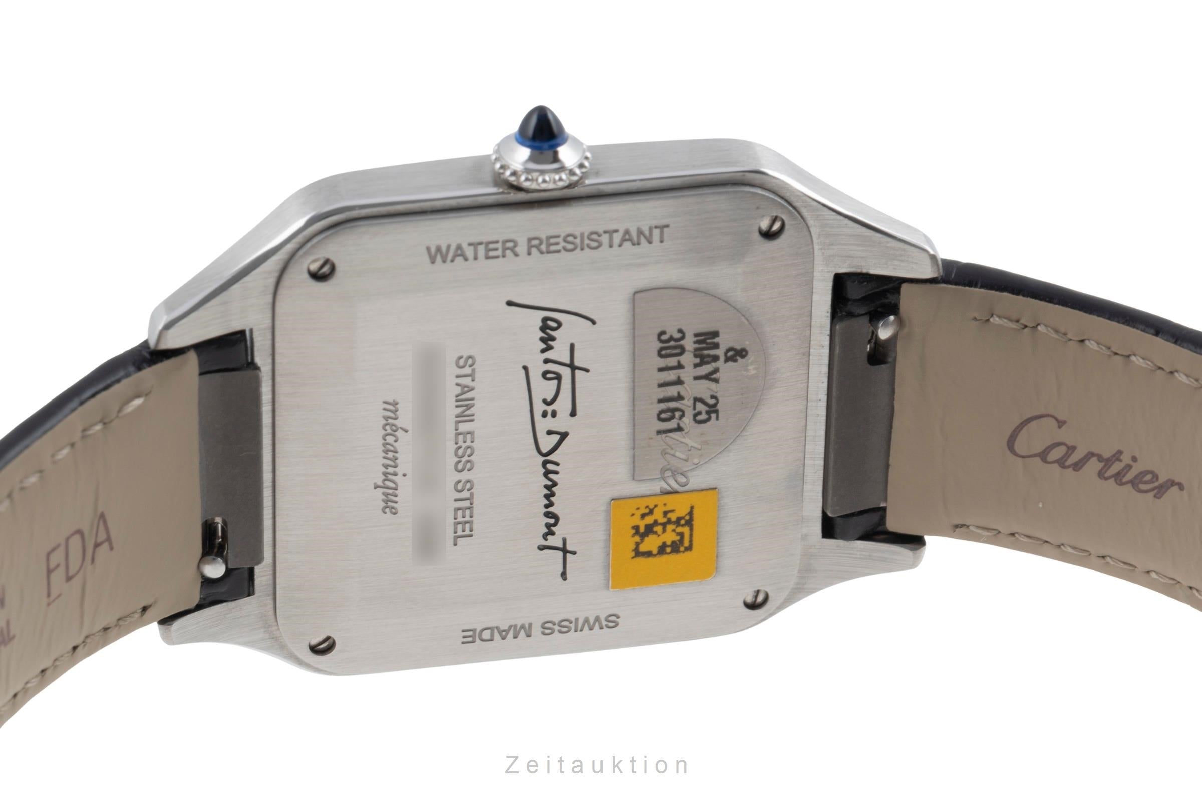 Cartier Santos Dumont acier à remontage manuel unisexe WSSA0046  [2506621]