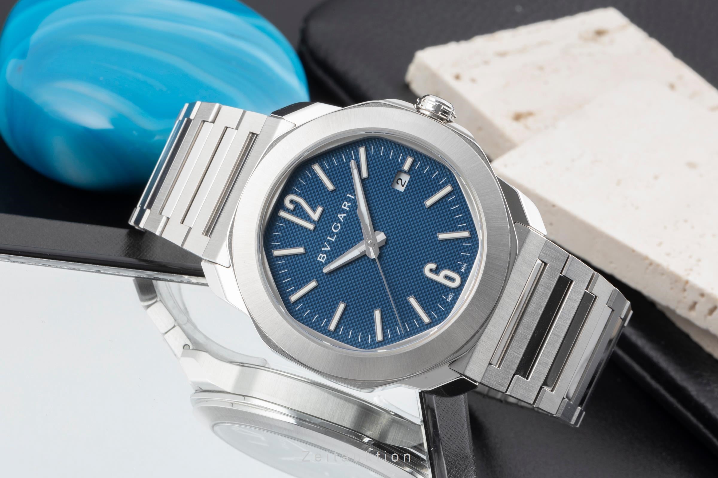 Bvlgari Octo steel automatic Kal. BVL 191 Ref. 103739 - OC 41 S