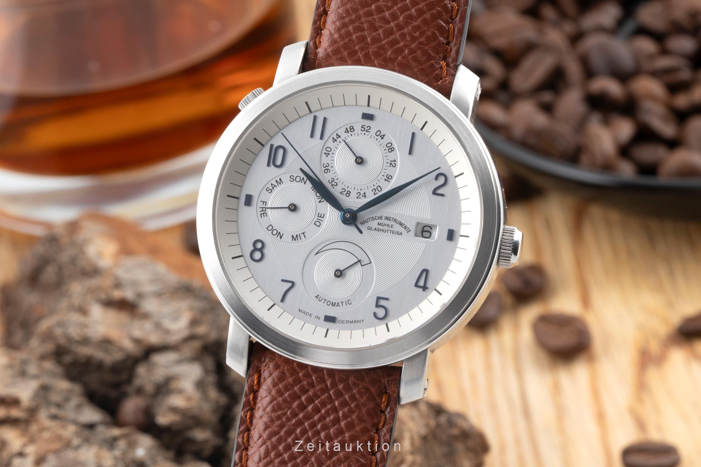 Mühle Business Timer acier automatique montre pour hommes M13065 Limited  [2506624]