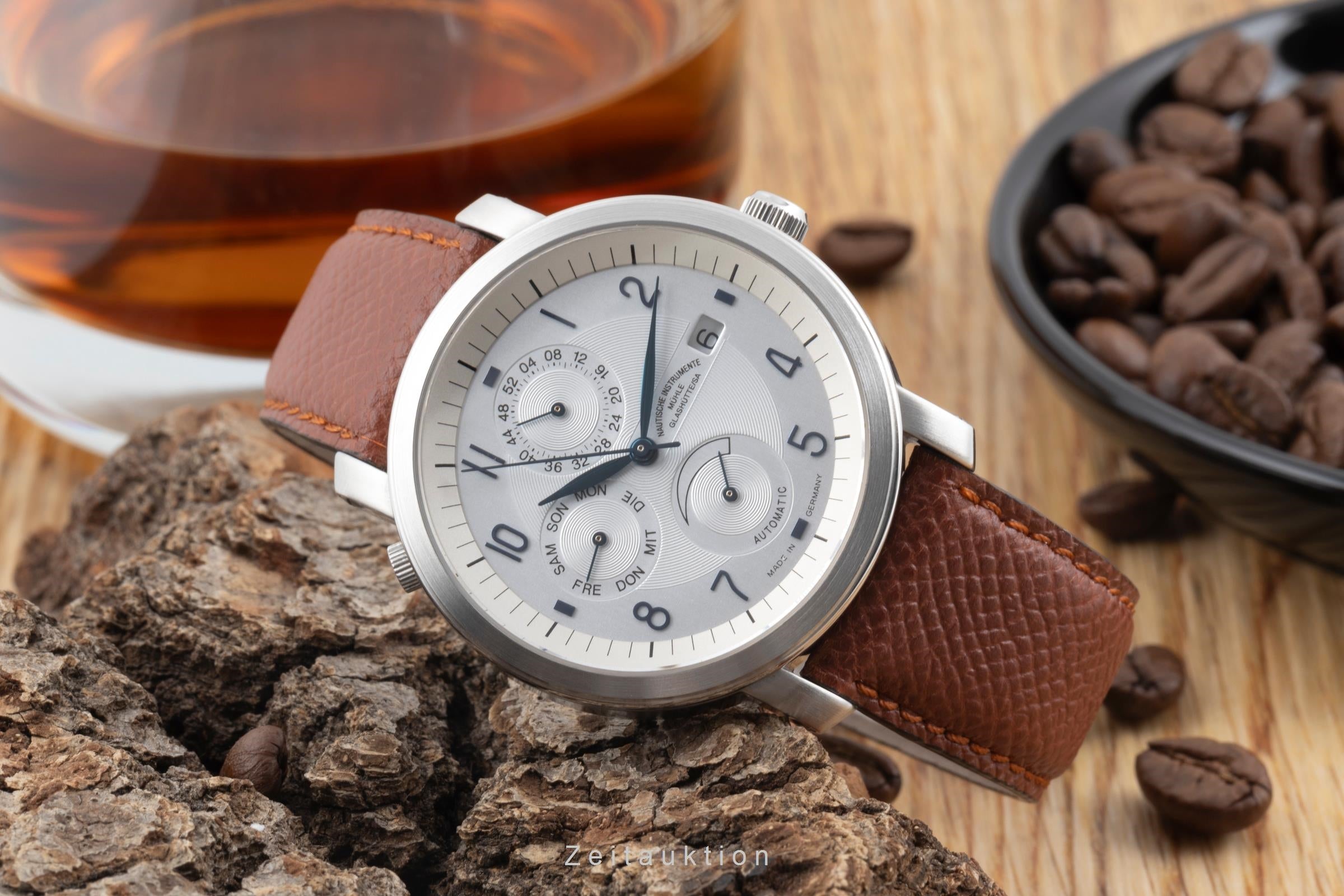 Mühle Business Timer acier automatique montre pour hommes M13065 Limited  [2506624]