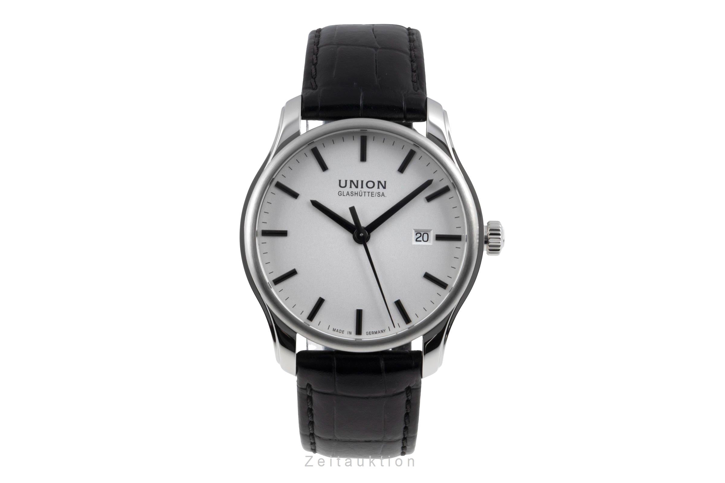 Union Glashütte Viro DAtum Stahl Automatik Herrenuhr Ref. D001.407.A Box  [2506625]