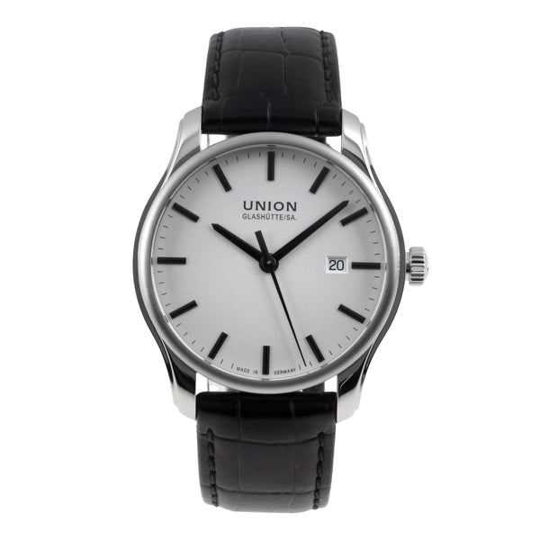 Union Glashütte Viro DAtum Stahl Automatik Herrenuhr Ref. D001.407.A Box  [2506625]