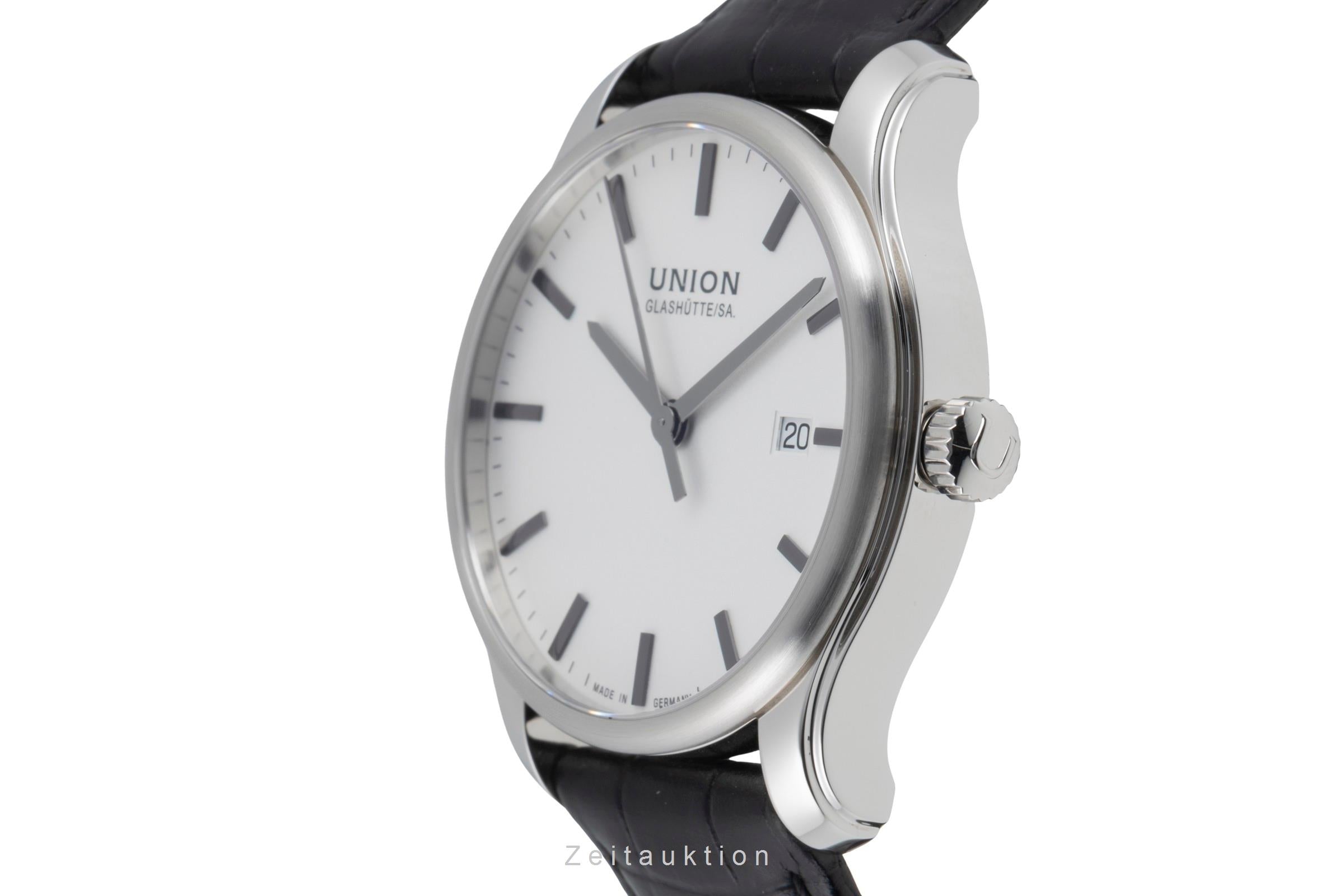 Union Glashütte Viro DAtum Stahl Automatik Herrenuhr Ref. D001.407.A Box  [2506625]