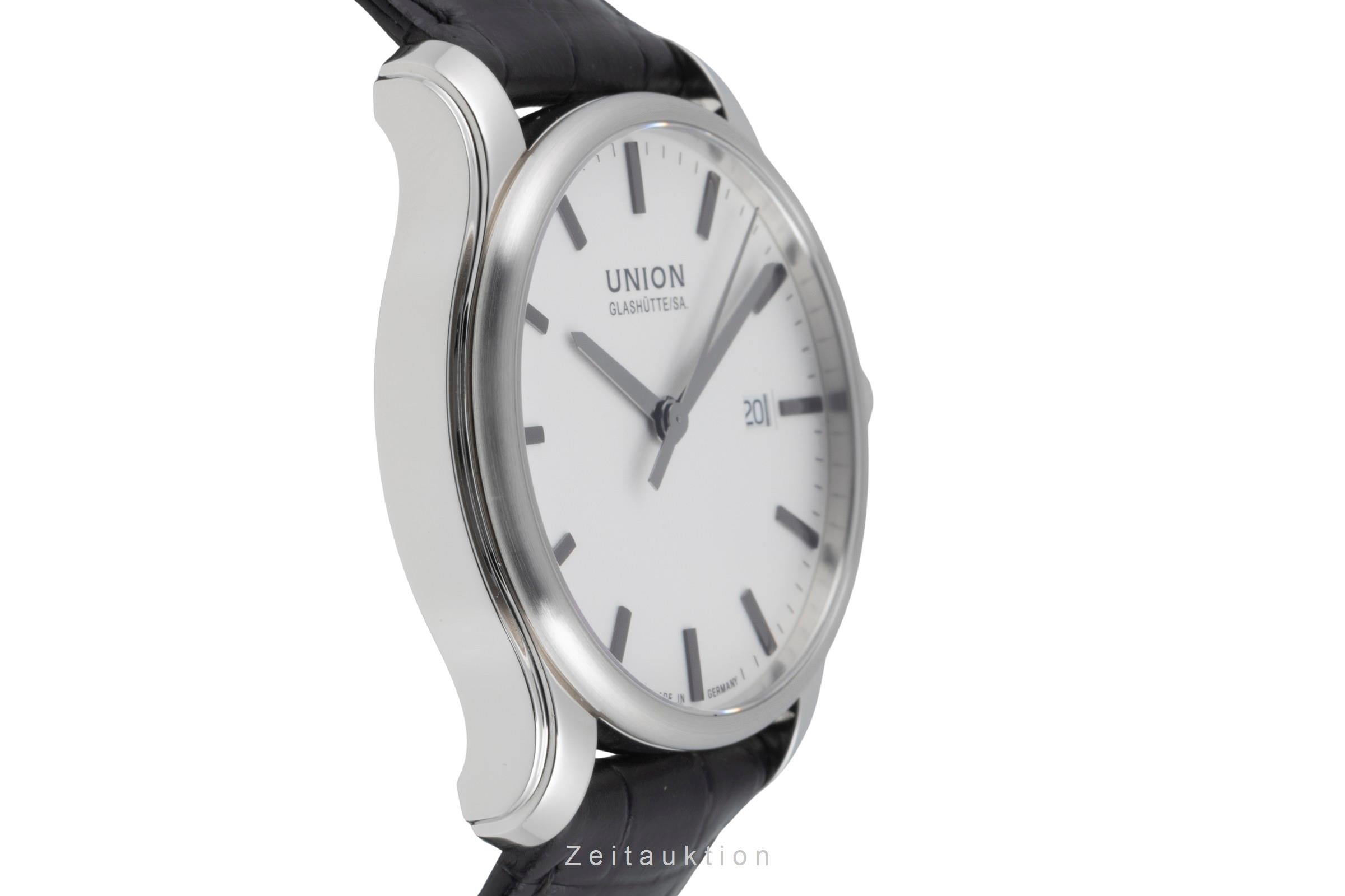 Union Glashütte Viro DAtum Stahl Automatik Herrenuhr Ref. D001.407.A Box  [2506625]