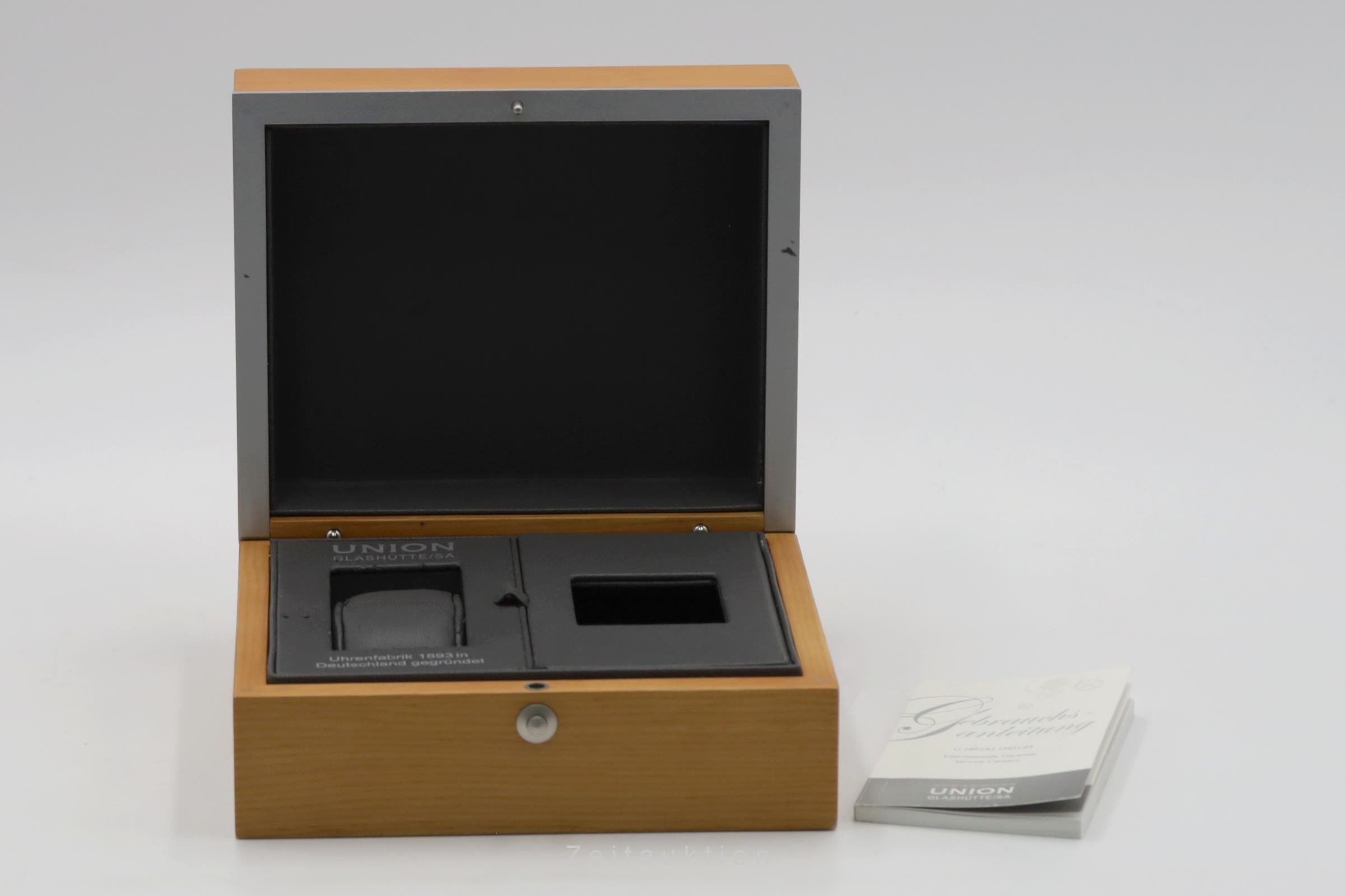 Union Glashütte Viro DAtum Stahl Automatik Herrenuhr Ref. D001.407.A Box  [2506625]