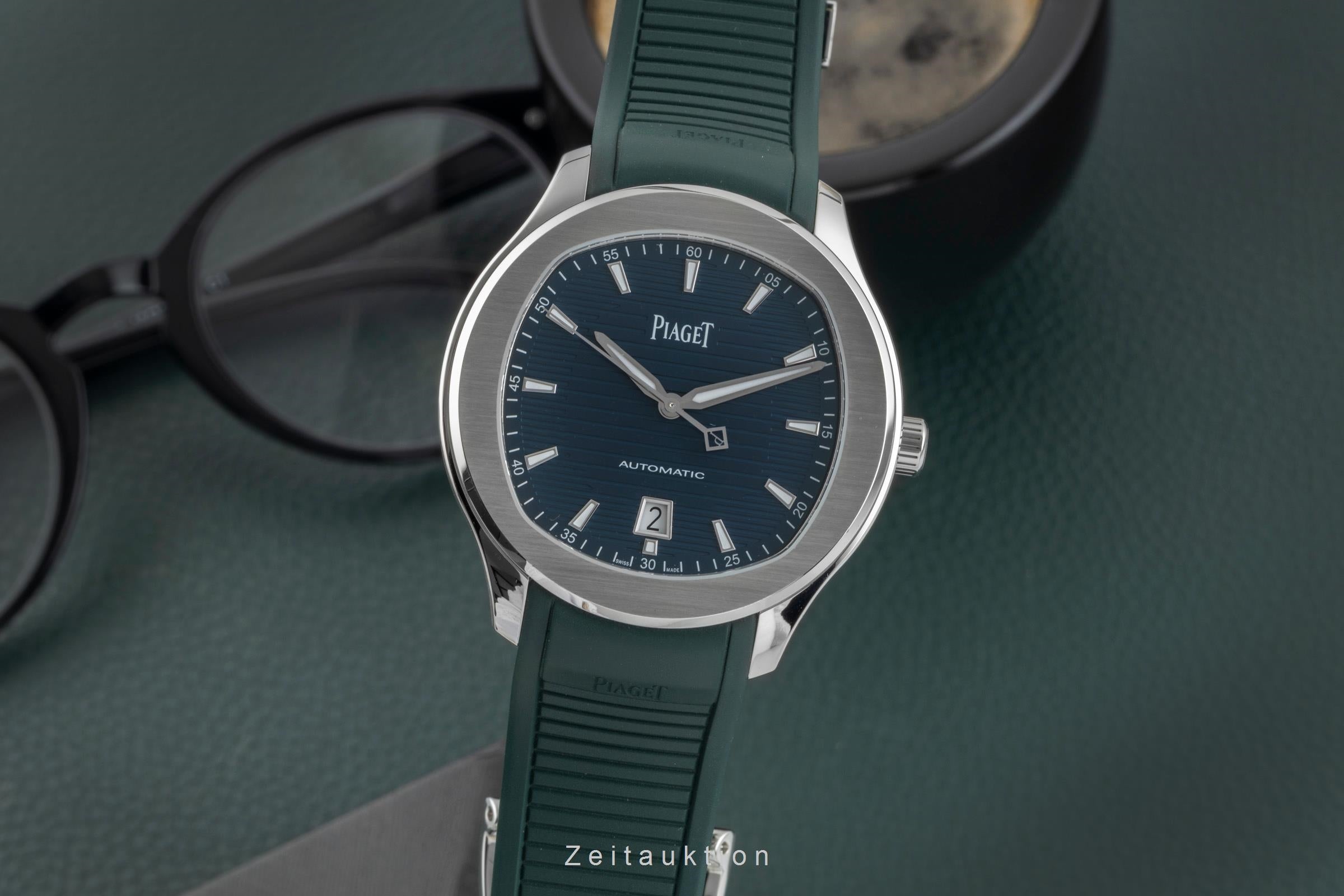 Piaget Polo Field Edelstahl Automatik Herrenuhr Ref.  G0A48022, P11268 B&P 2023 [2506627]