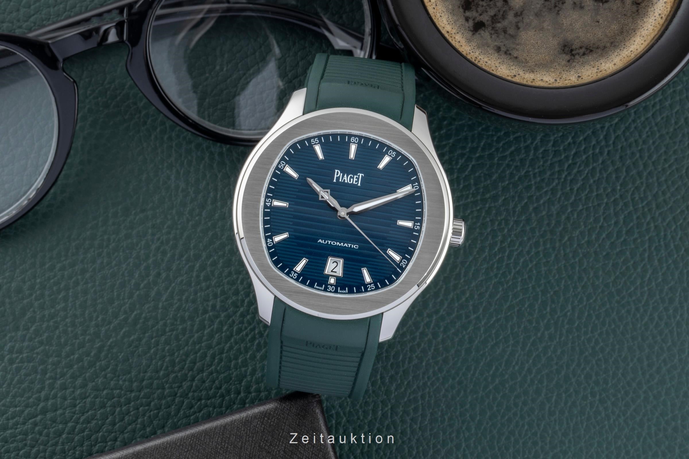 Piaget Polo Field Edelstahl Automatik Herrenuhr Ref.  G0A48022, P11268 B&P 2023 [2506627]