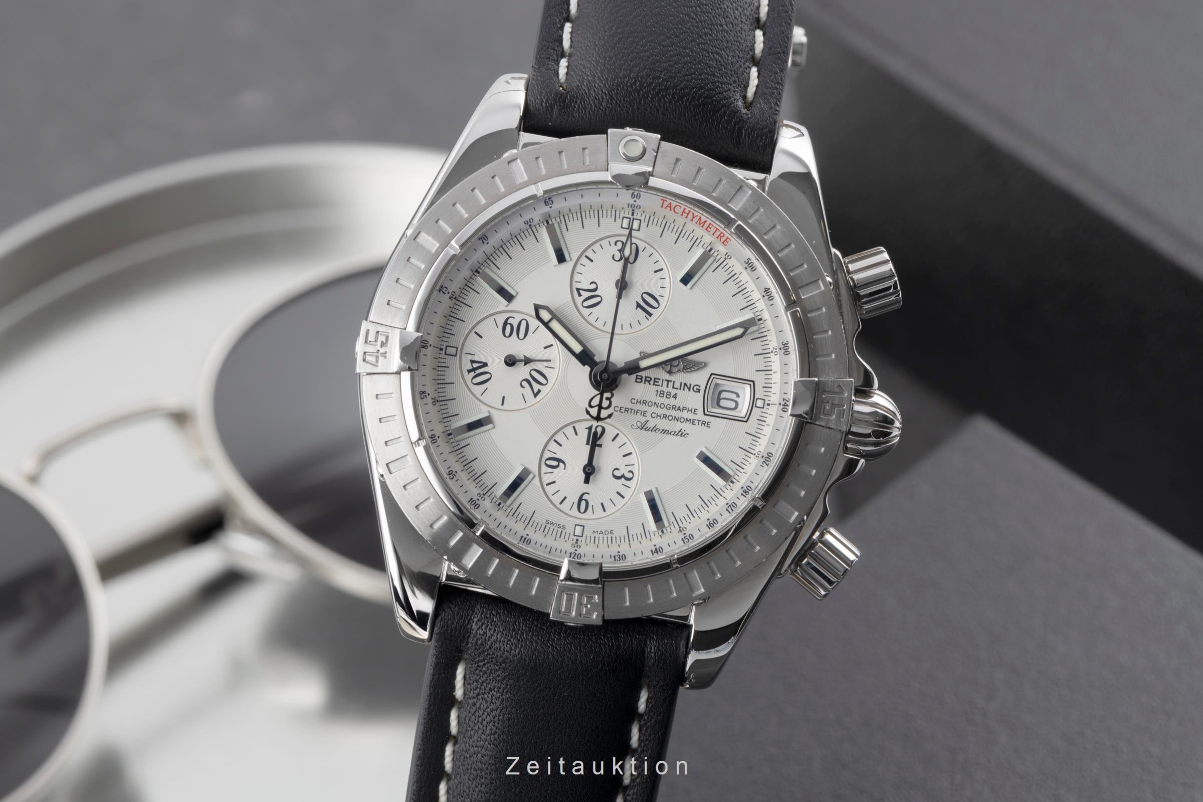 Breitling Evolution Chronograph Stahl Automatik Ref. A1335611/G569 Papiere [2506628]