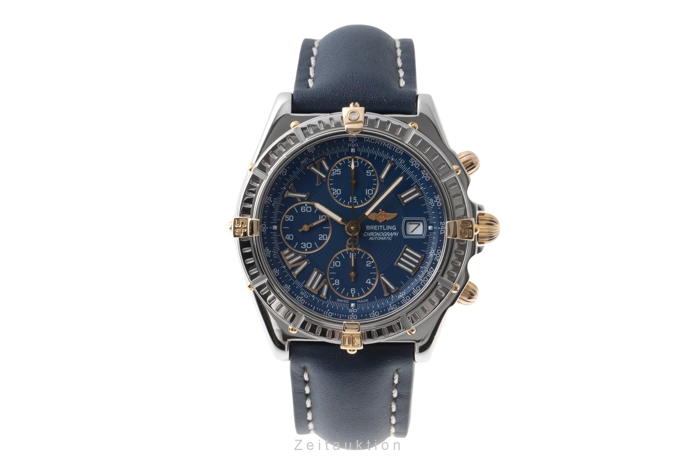 Breitling Crosswind chronographe acier / or  automatique montre pour hommes B13055  [2506633]