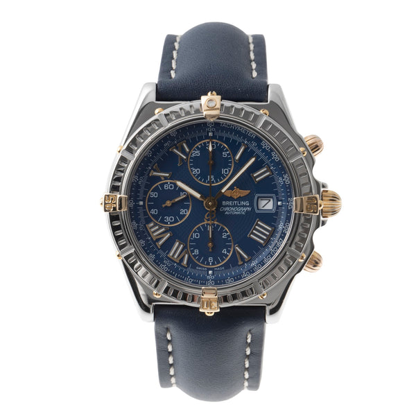Breitling Crosswind chronographe acier / or  automatique montre pour hommes B13055  [2506633]