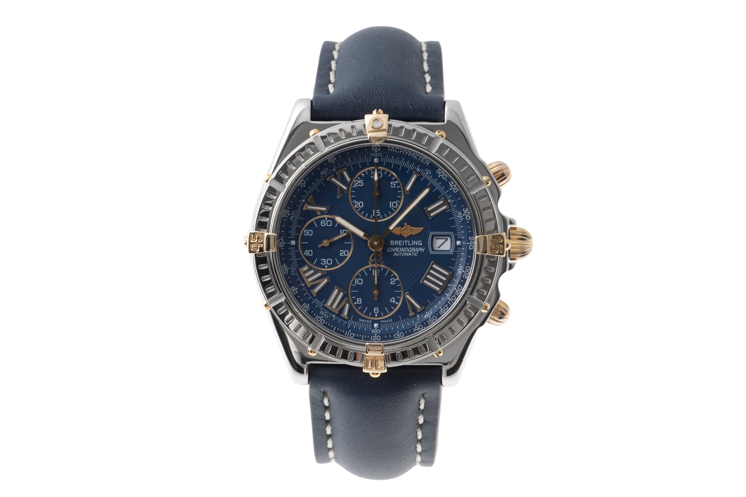Breitling Crosswind chronograph steel / gold automatic men's watch B13055  [2506633]