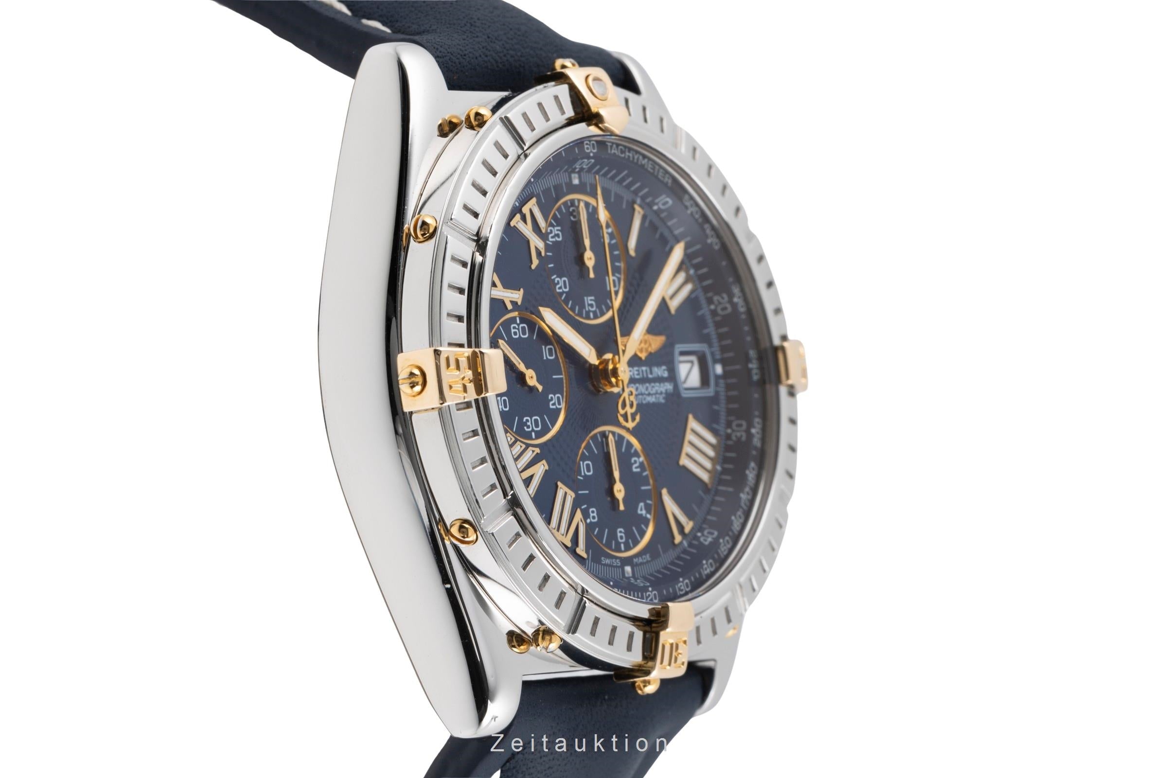 Breitling Crosswind chronographe acier / or  automatique montre pour hommes B13055  [2506633]
