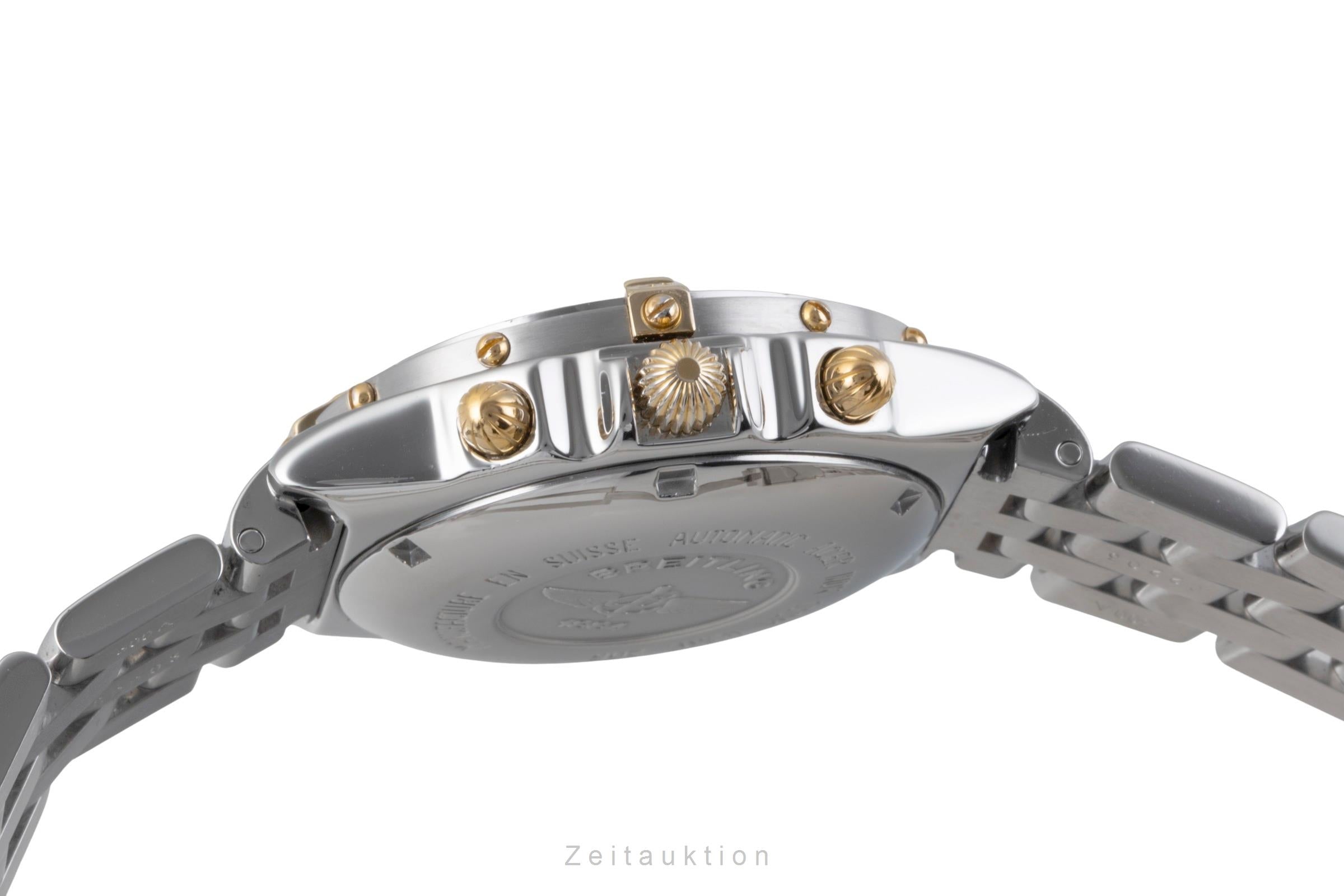 Breitling Chronomat chronograph gilt / steel automatic men's watch B13048  [2506634]